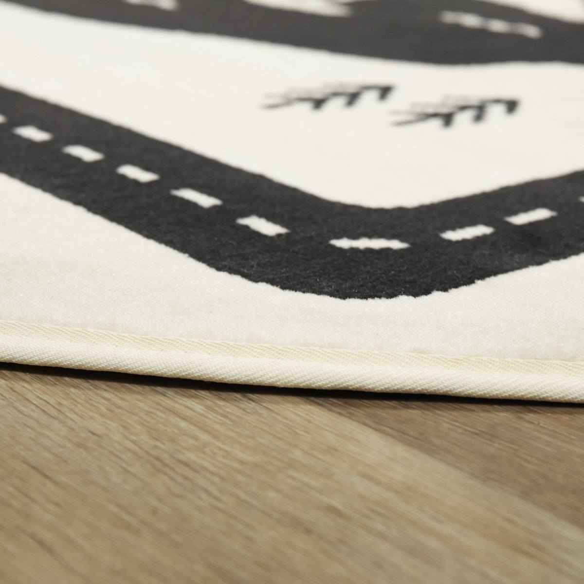 Round Adventure Road Area Rug