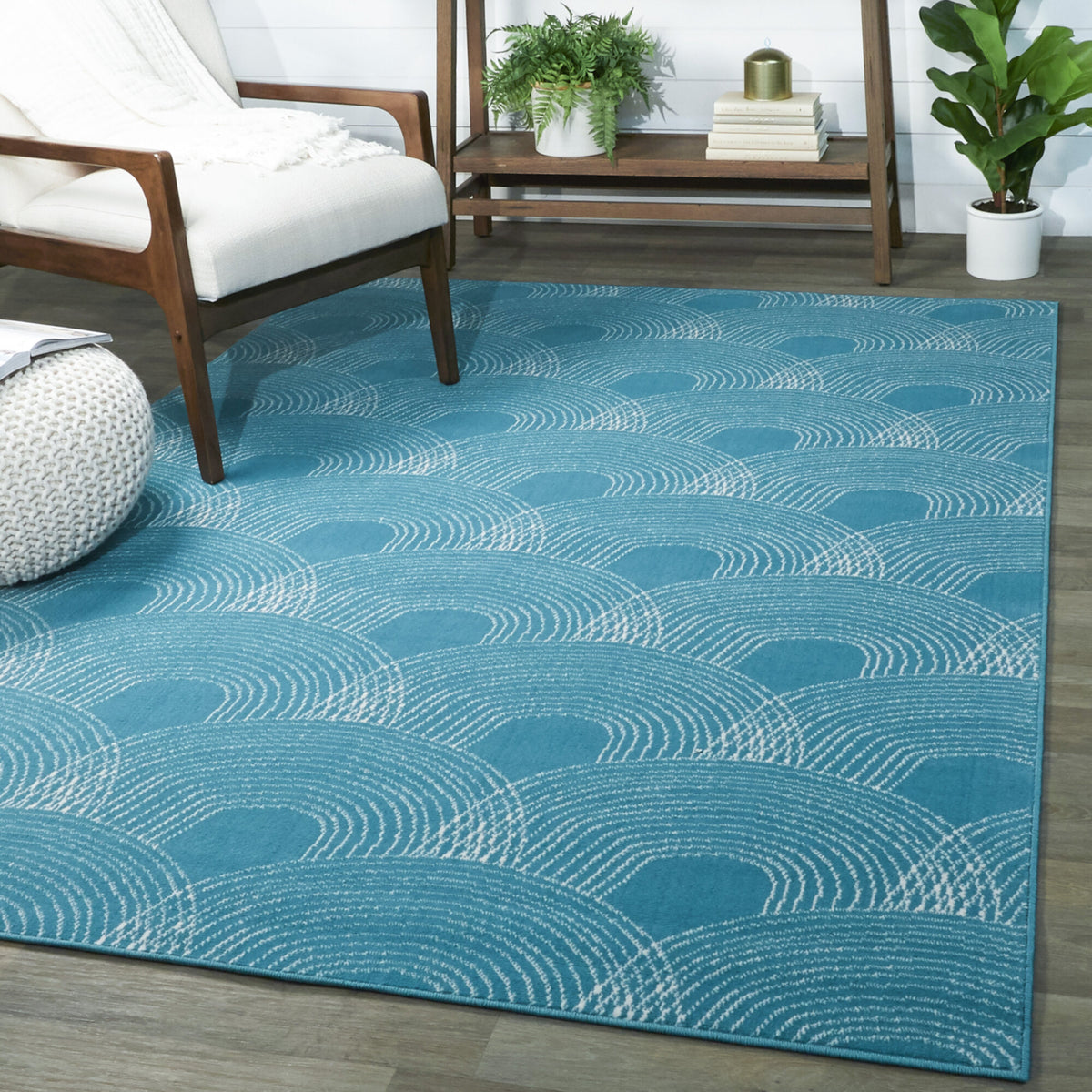 Madeline Abstract Striped Area Rug