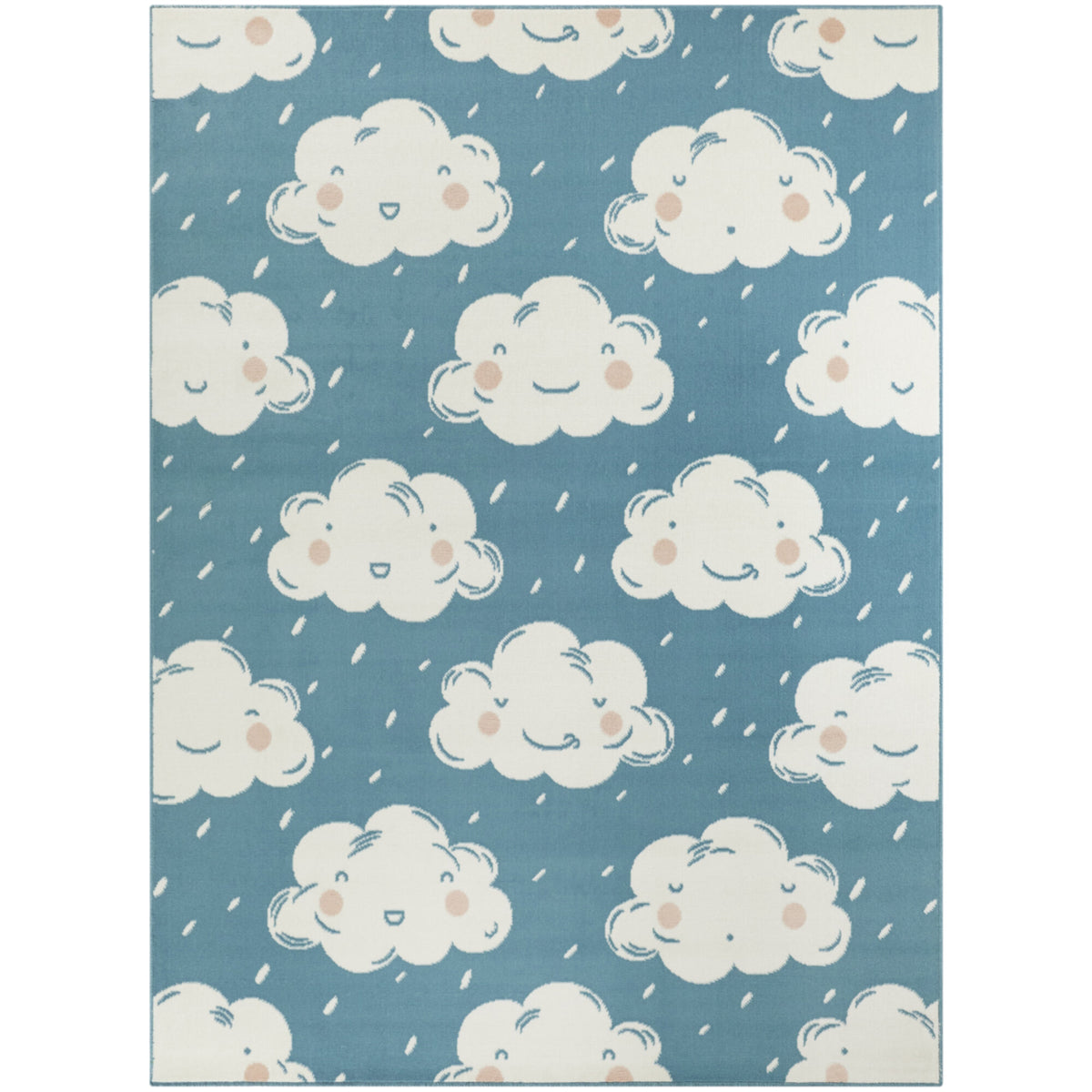 Happy Clouds Kids Area Rug