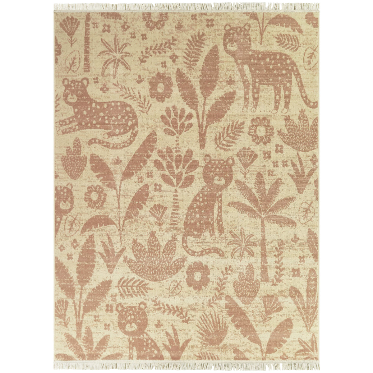 Leopard Recycled Kids Animal Area Rug