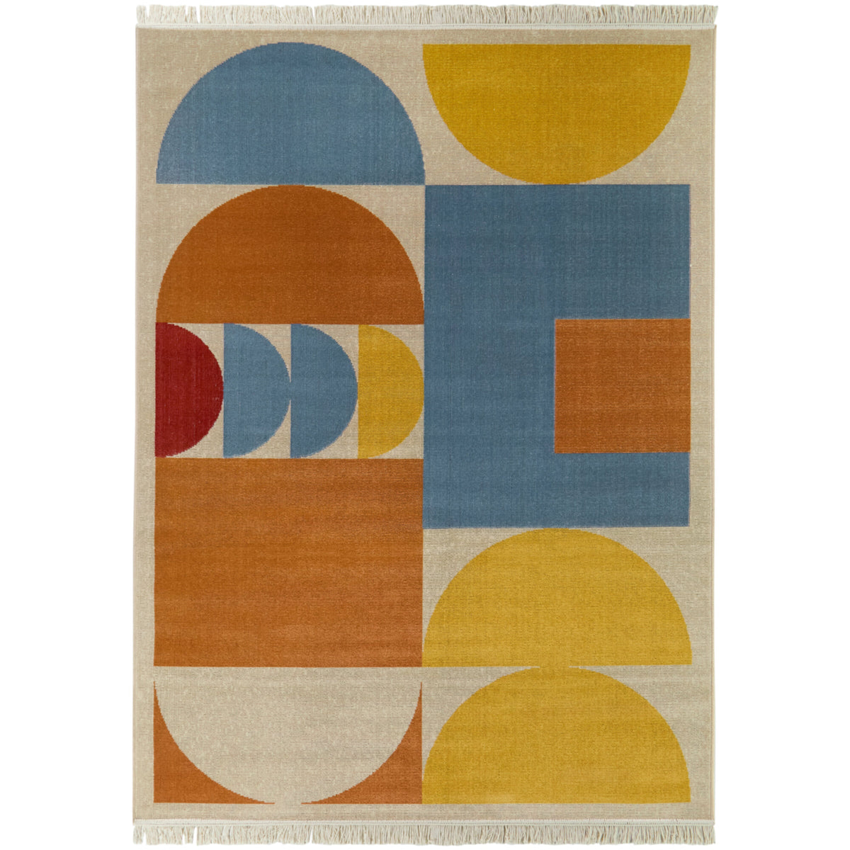 Weiss Geometric Color Block Area Rug