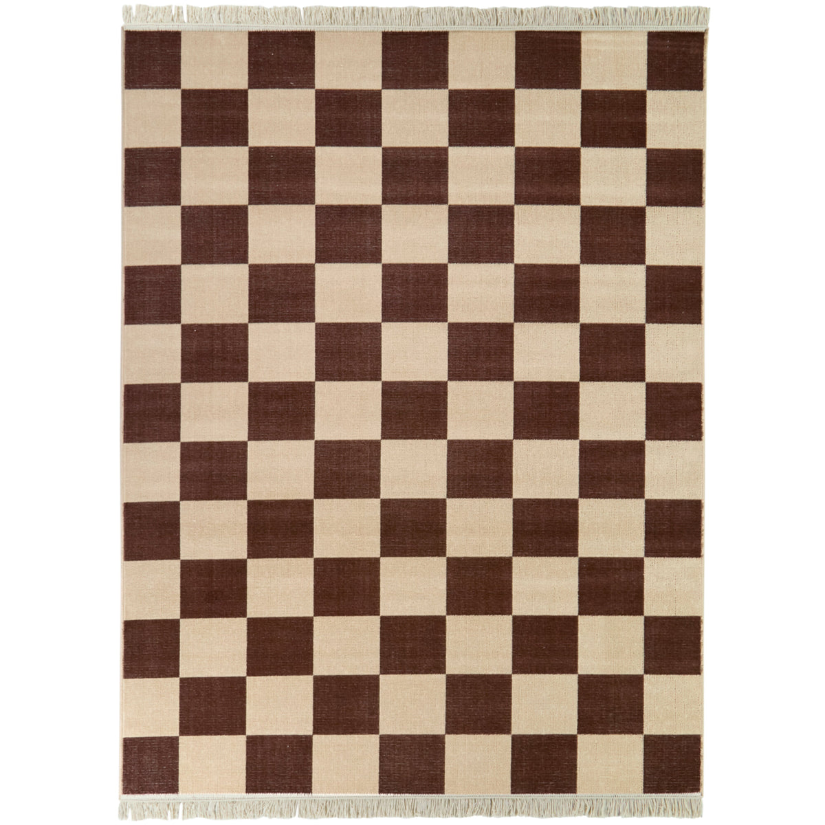 Pearse Checkered Color Block Area Rug