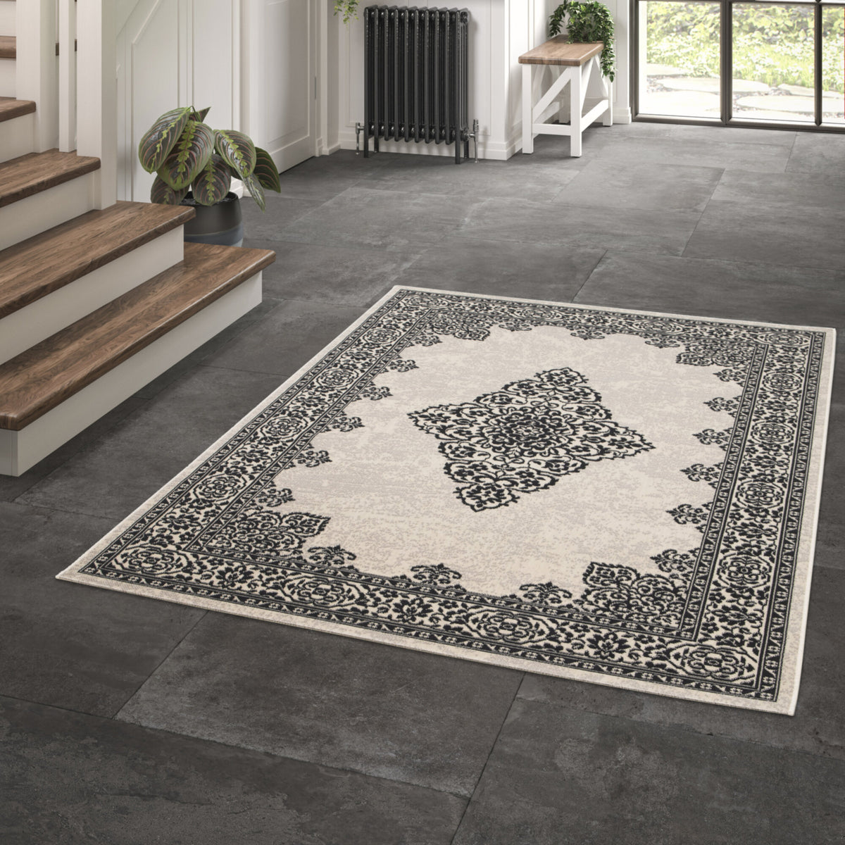 Sanem Oriental Medallion Area Rug