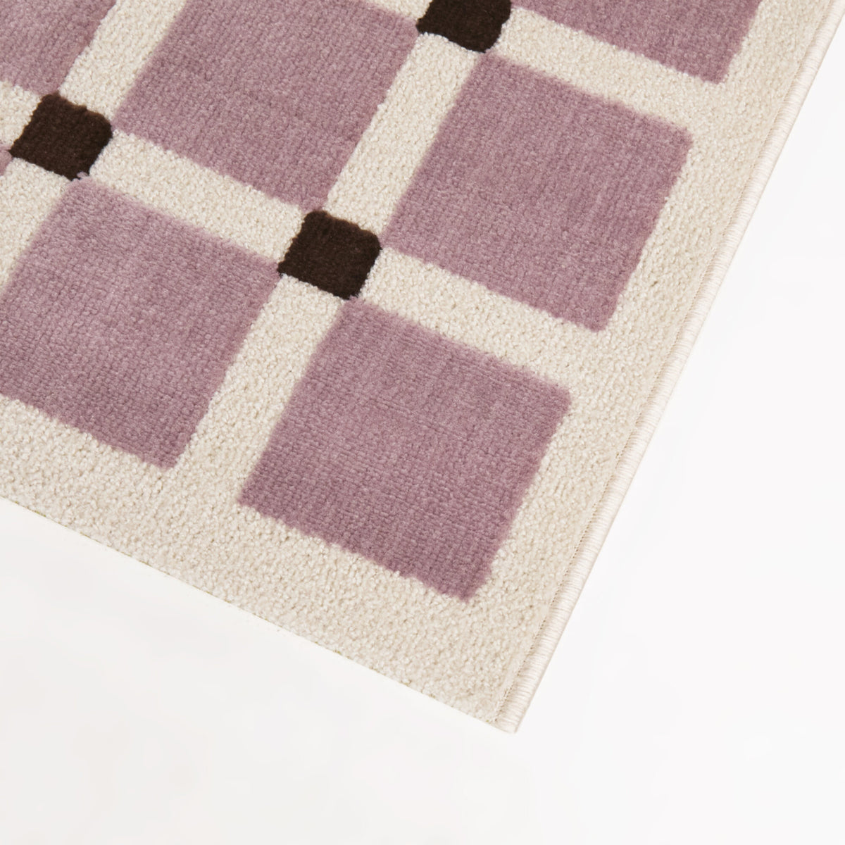 Plensa Scandinavian Grid Area Rug
