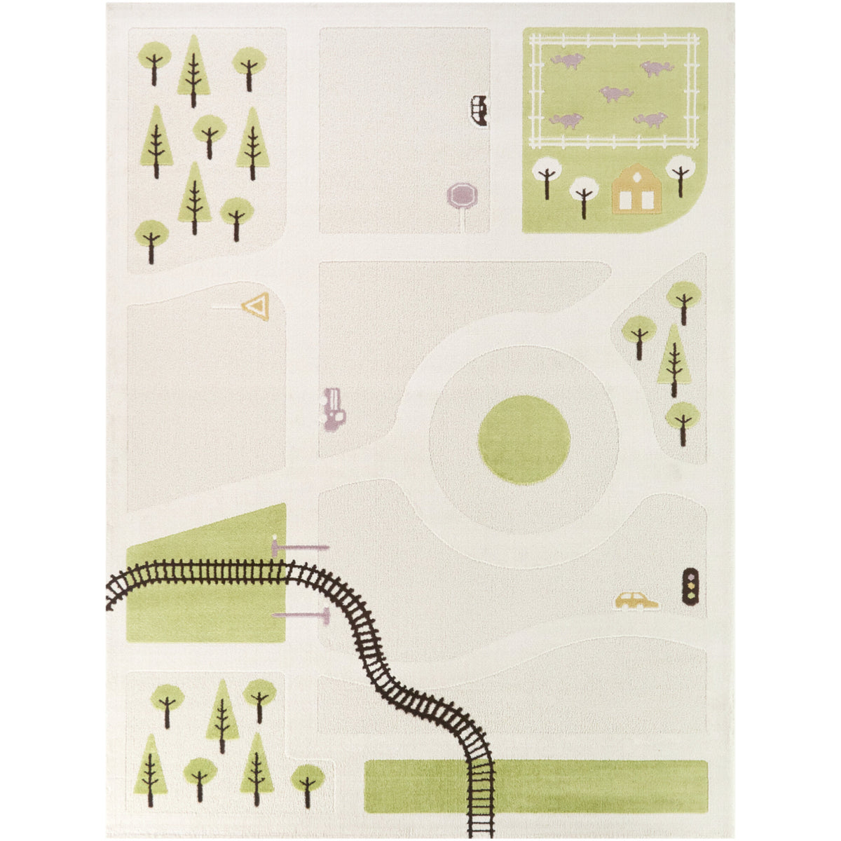 Roundabout Kids Activity Area Rug