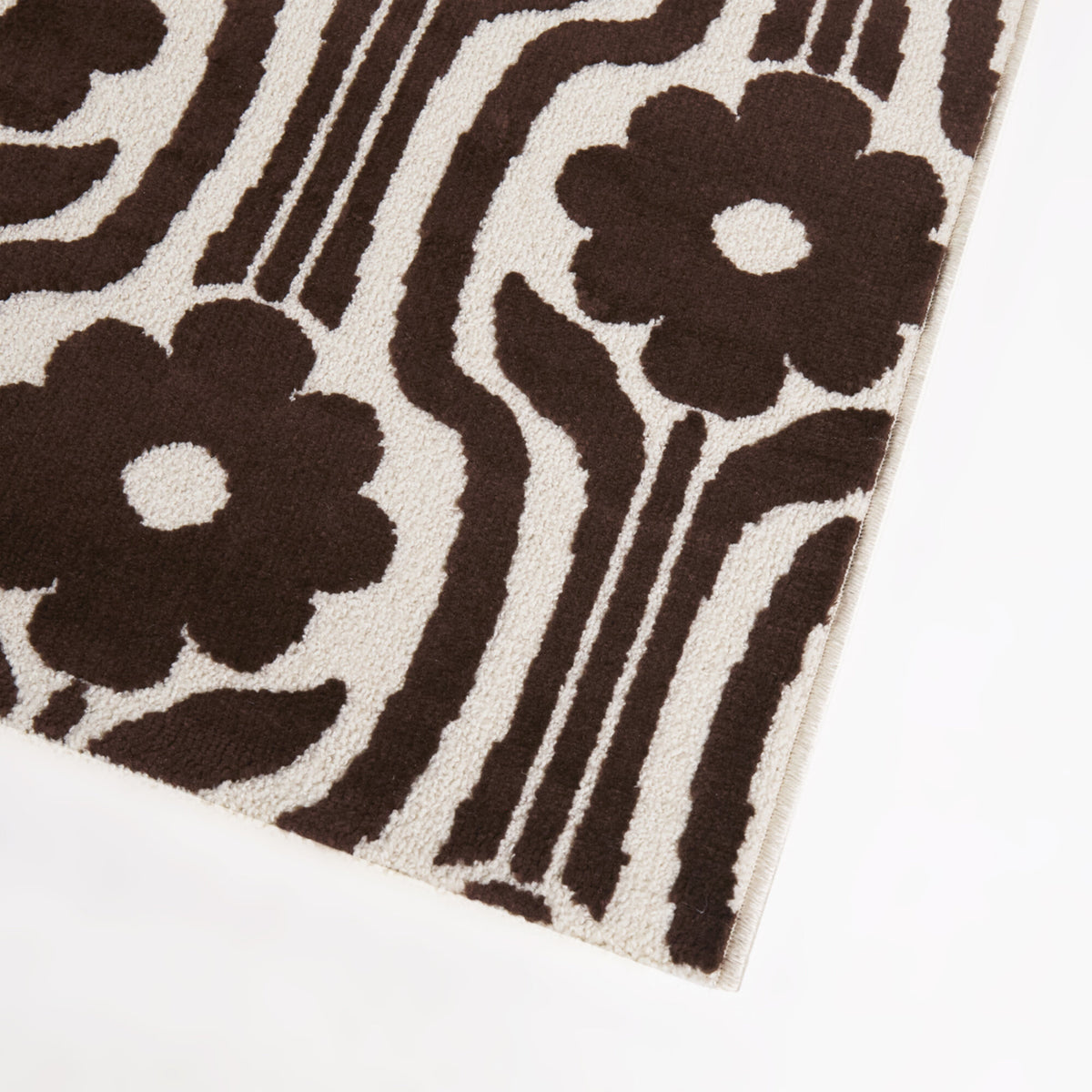 Cartellier Retro Floral Area Rug