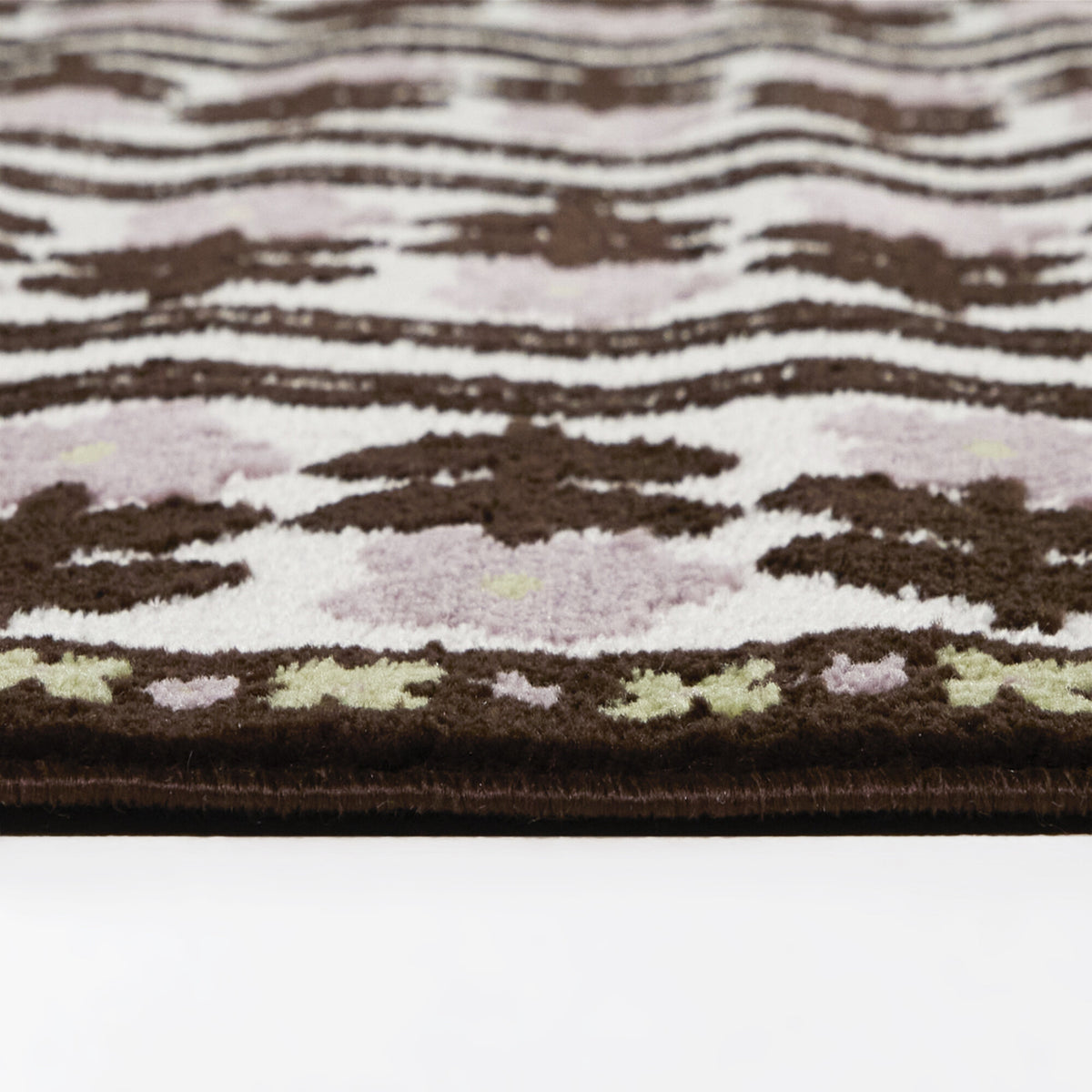 Bianchi Striped Floral Area Rug