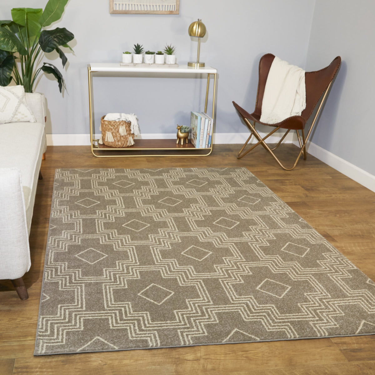 Marzena Diamond Trellis Area Rug