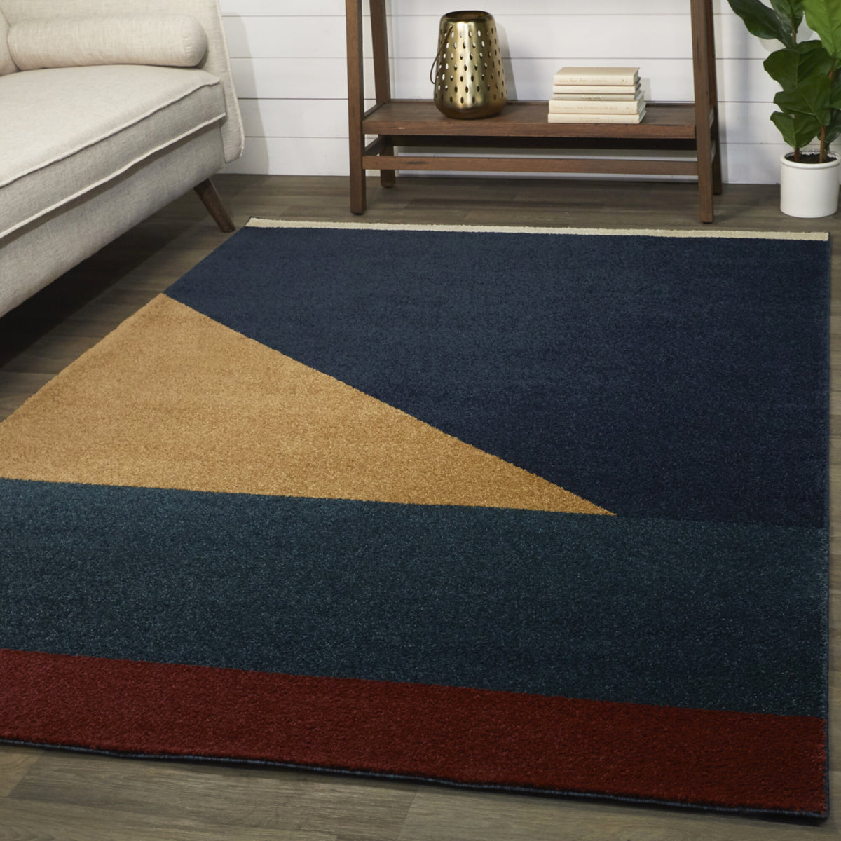 Ripley Modern Color Block Area Rug