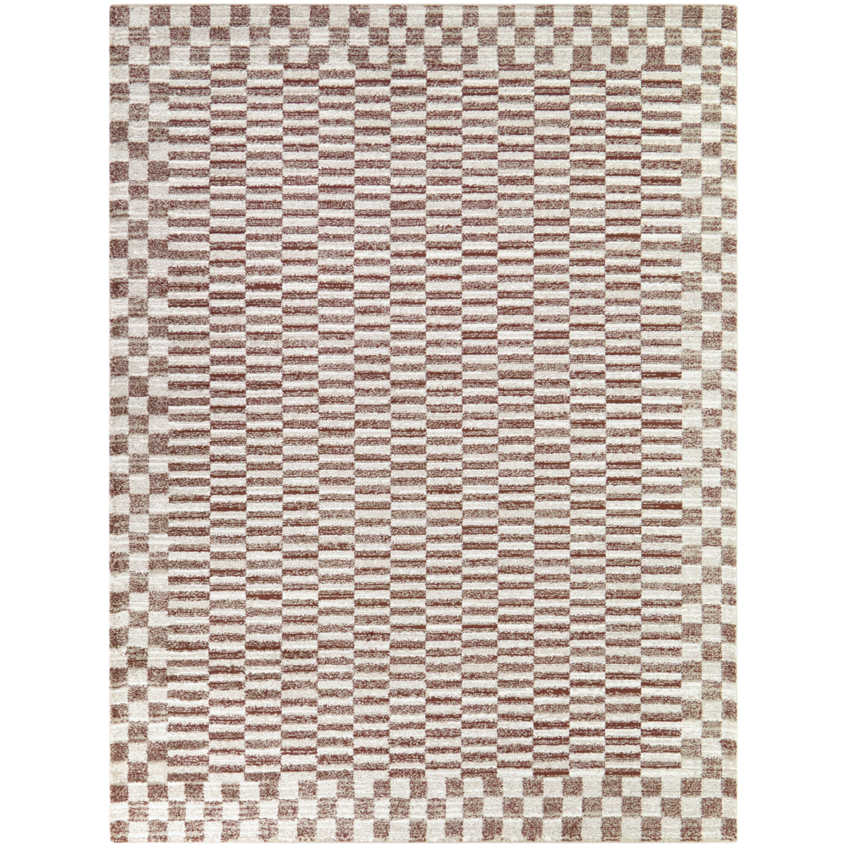 Bakker Boho Checkered Area Rug