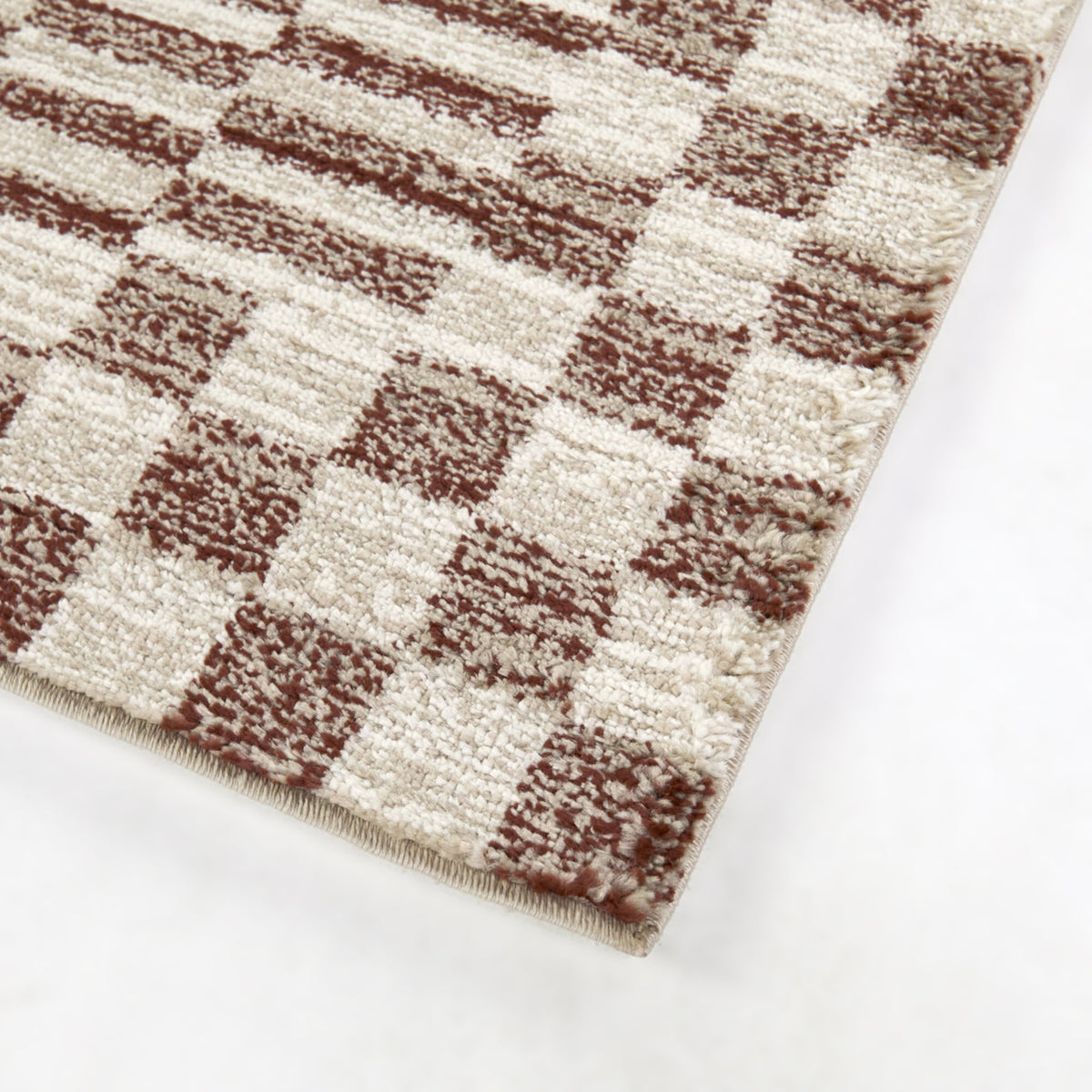 Bakker Boho Checkered Area Rug