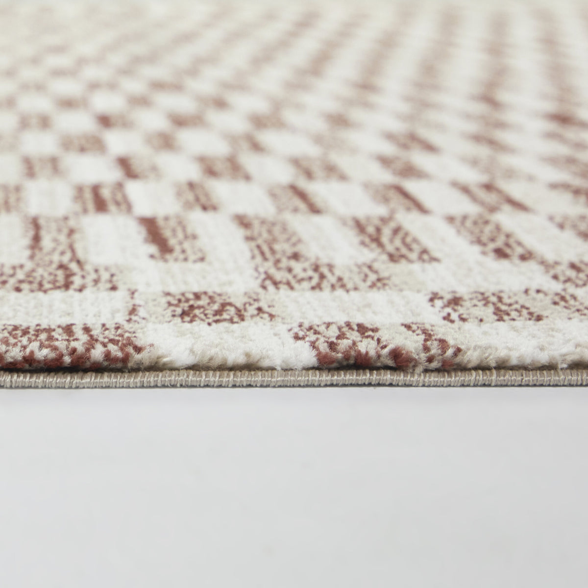 Bakker Boho Checkered Area Rug