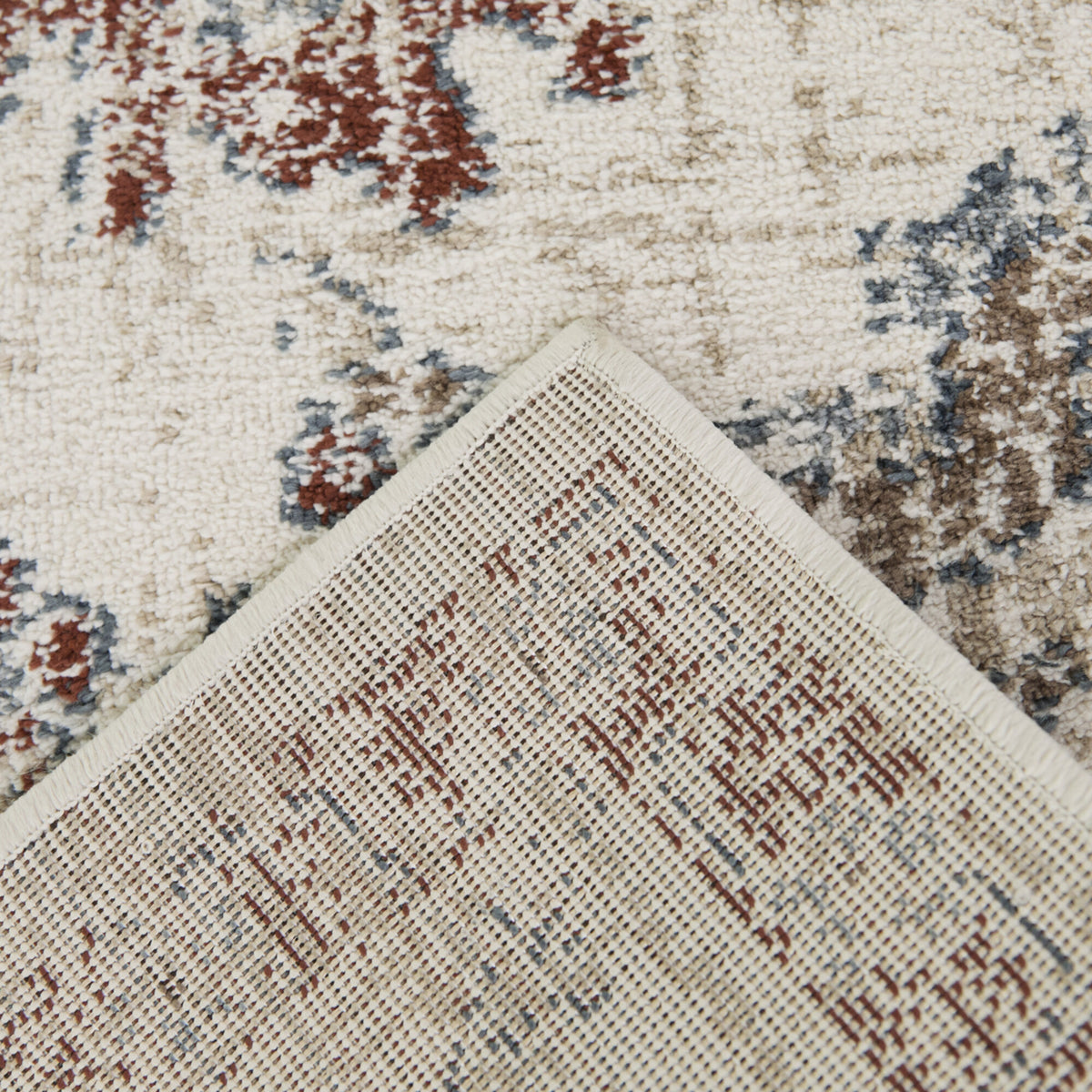 Palacios Traditional Floral Medallion Area Rug