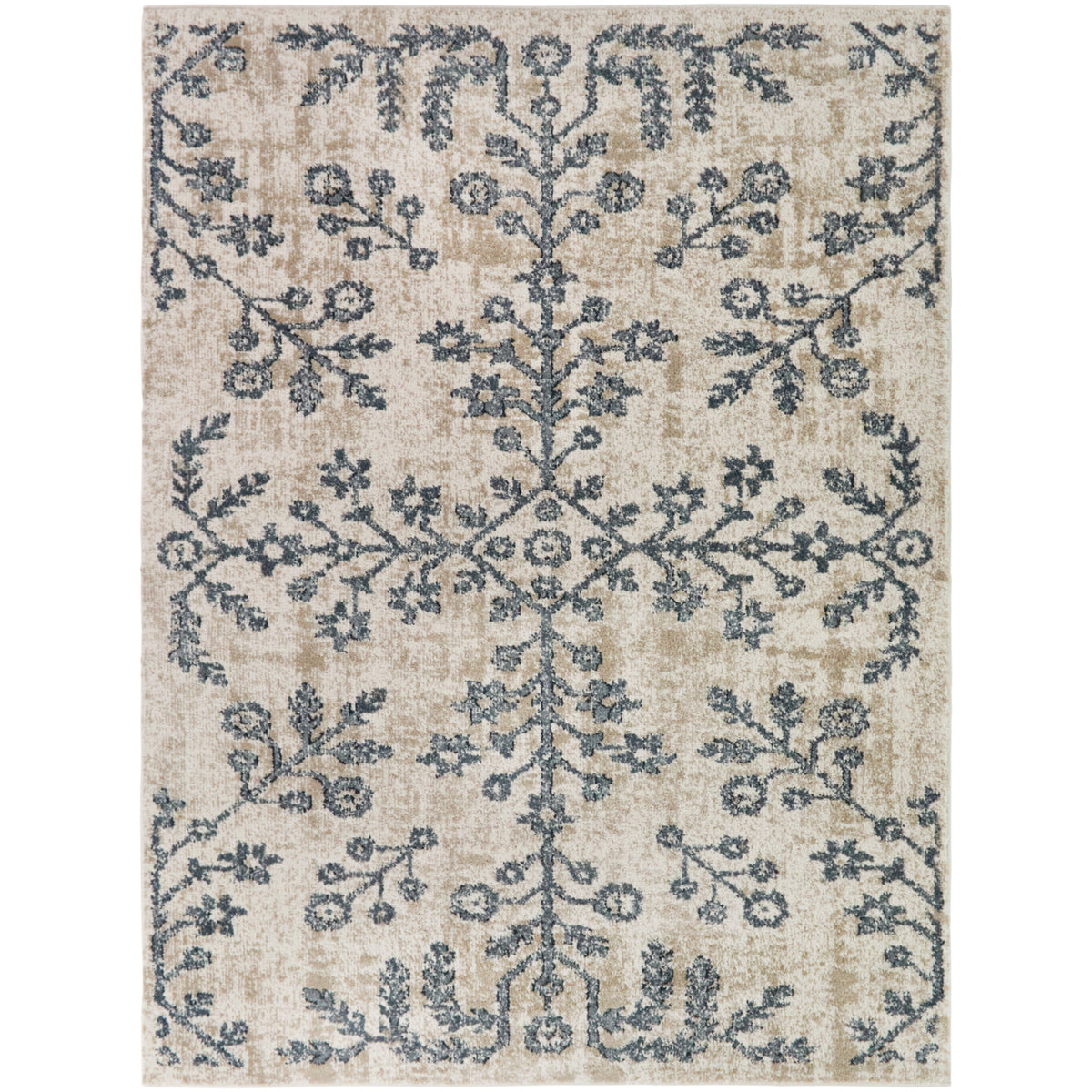 Shea Floral Plant Motif Area Rug