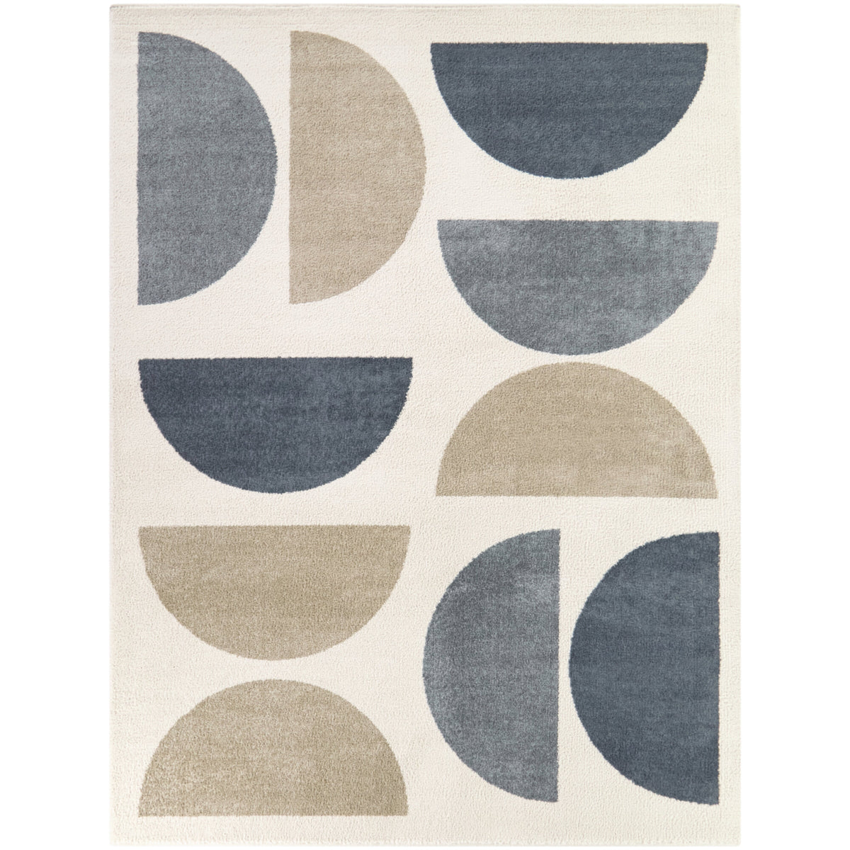 Delvaux Contemporary Half Moon Area Rug