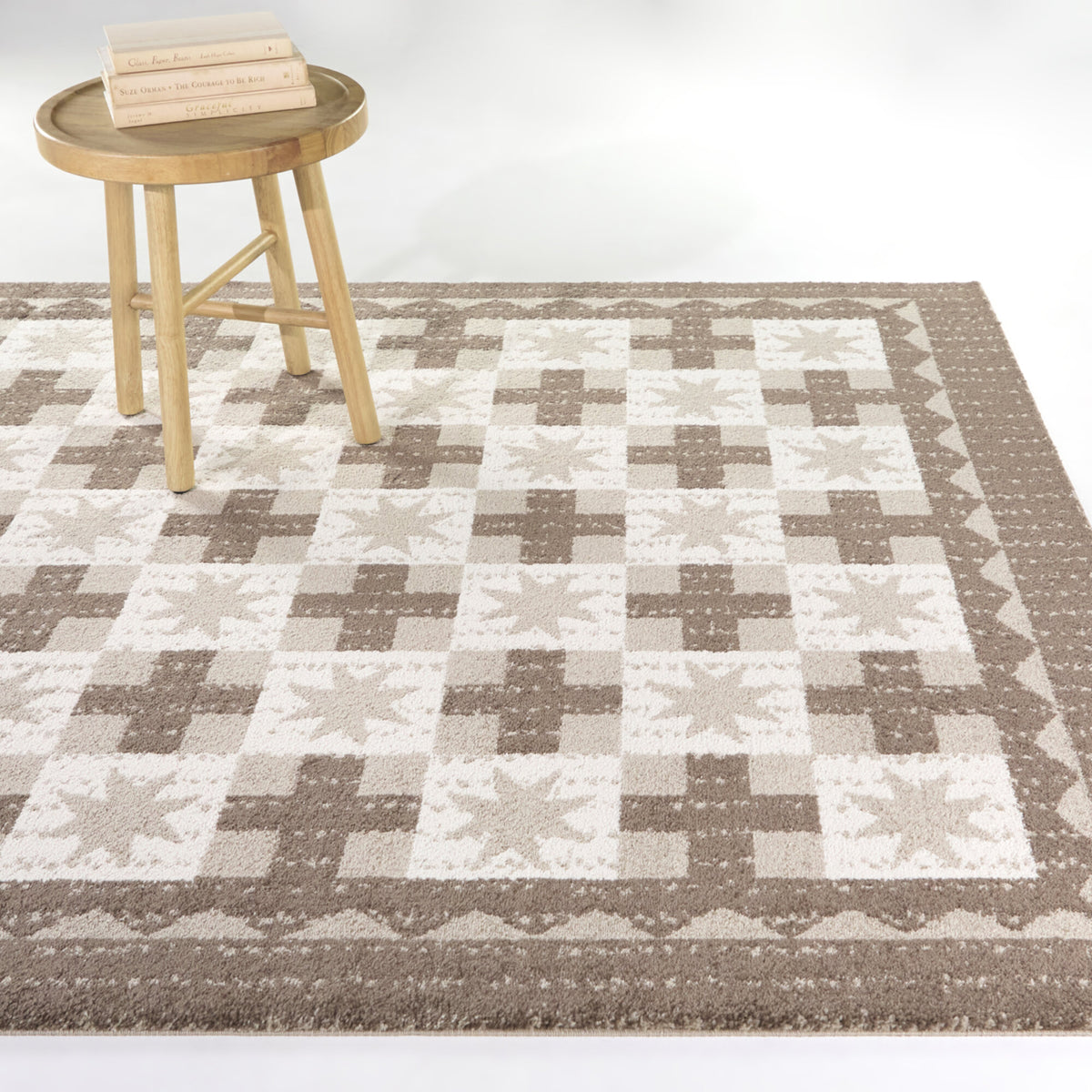 Birgitte Star Checker Area Rug