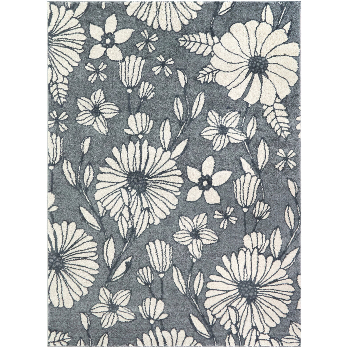 Daisey Kids Floral Botanical Area Rug