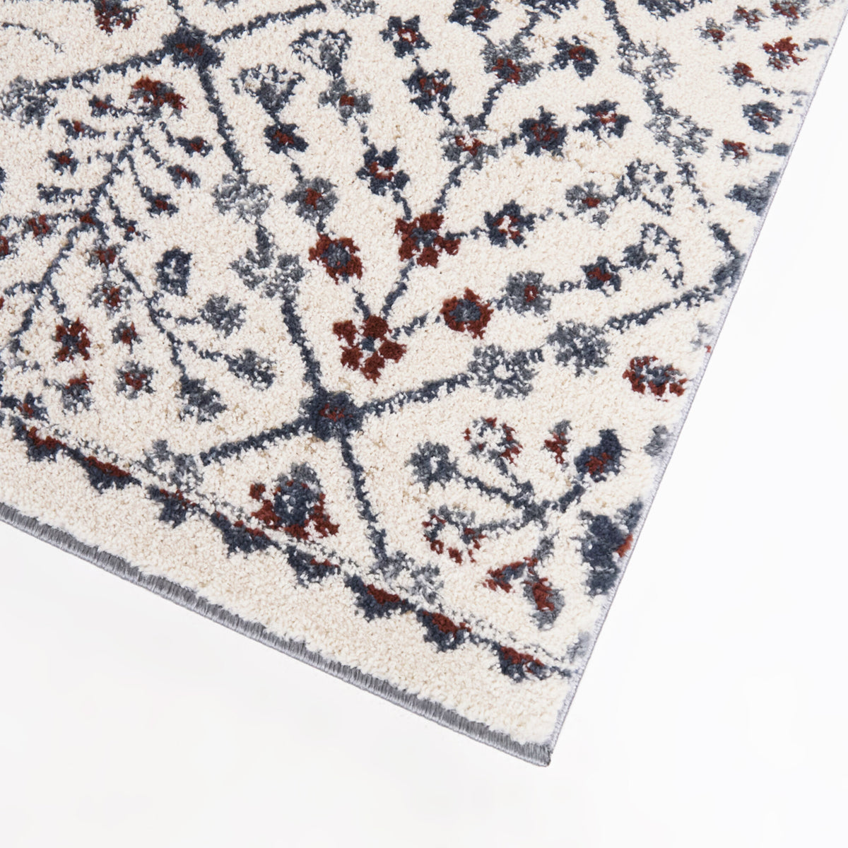 Gilles Botanical Diamond Area Rug
