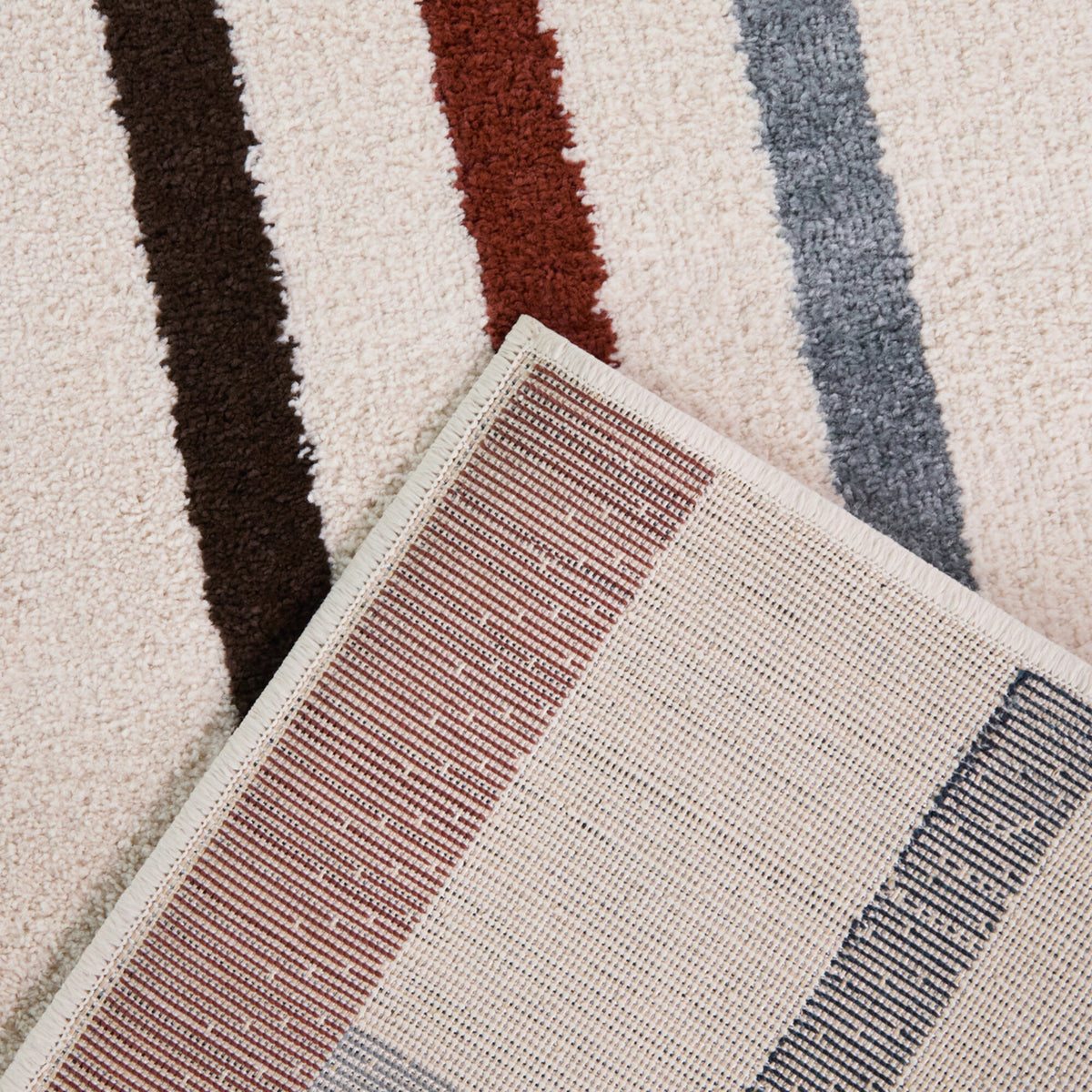 Mosley Stiped Border Area Rug