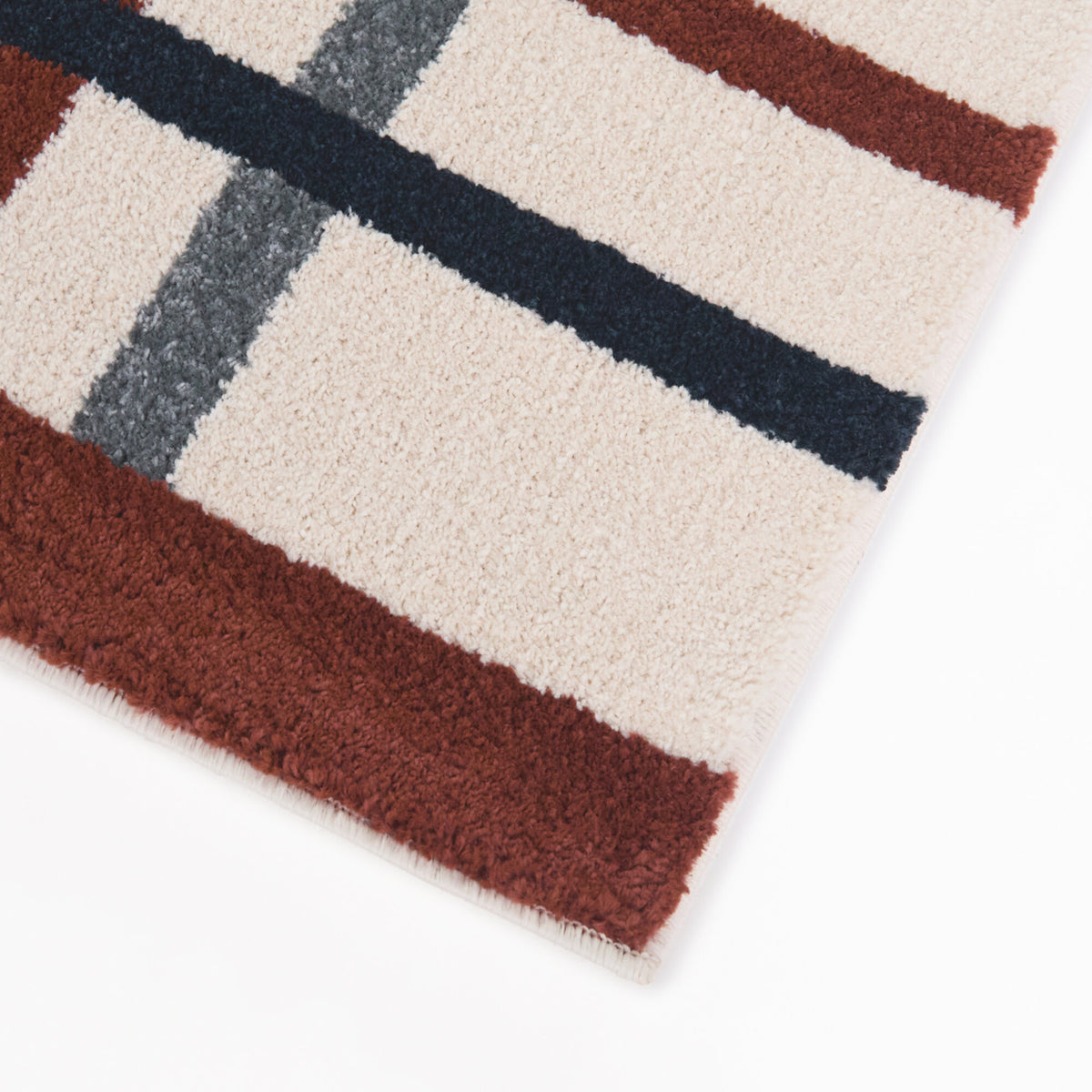 Mosley Stiped Border Area Rug
