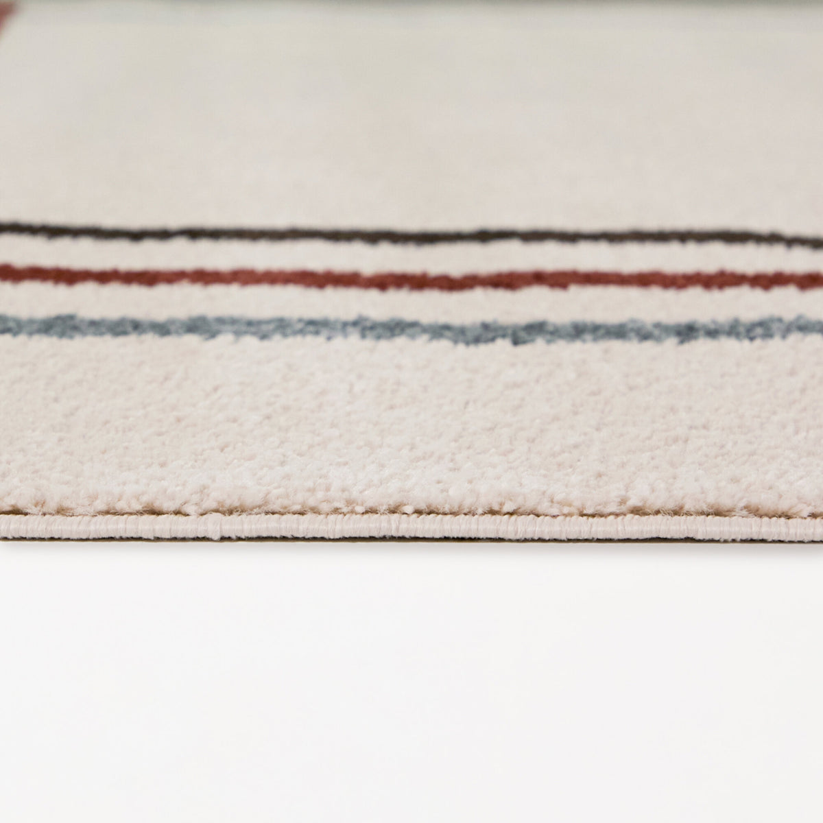 Mosley Stiped Border Area Rug