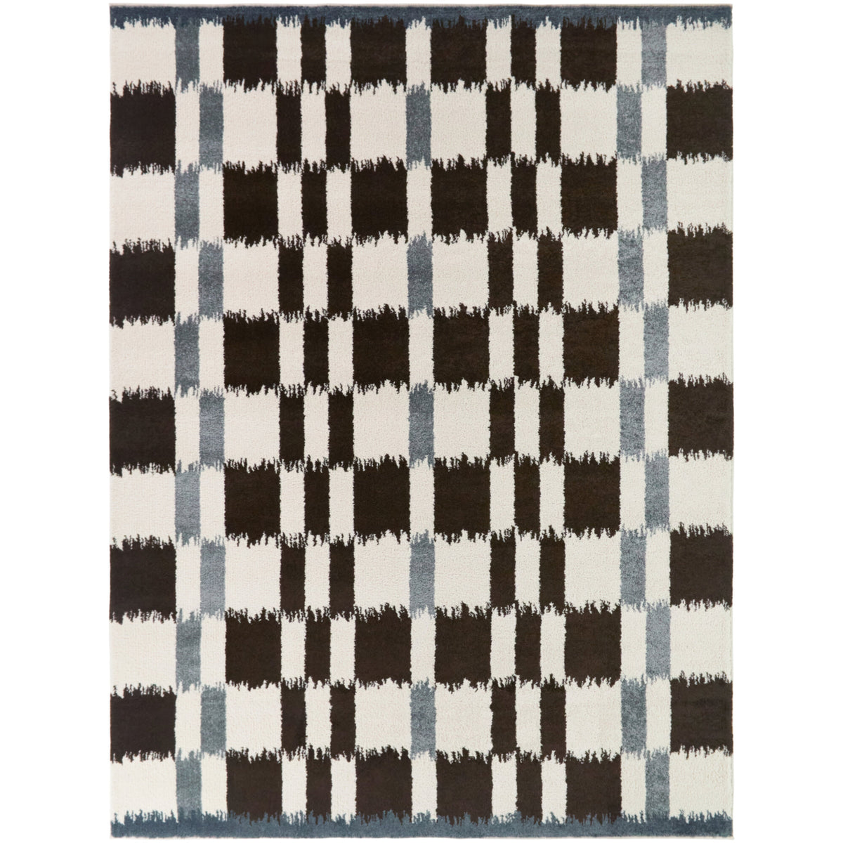 Noack Checkered Ikat Area Rug