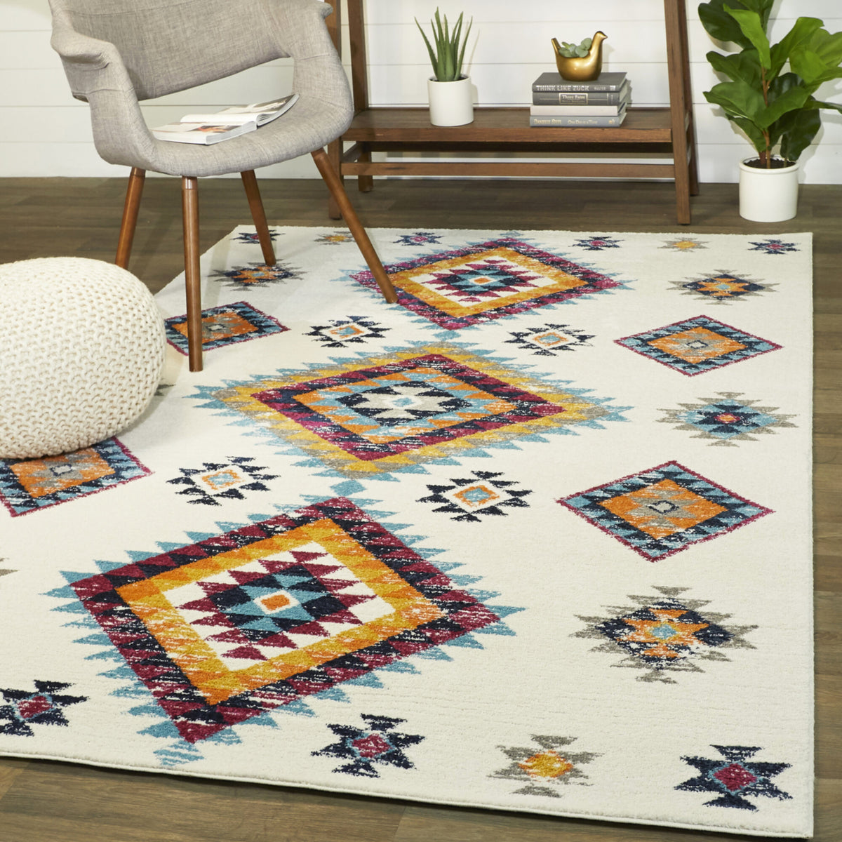 Diego Southwestern Medallion Area Rug