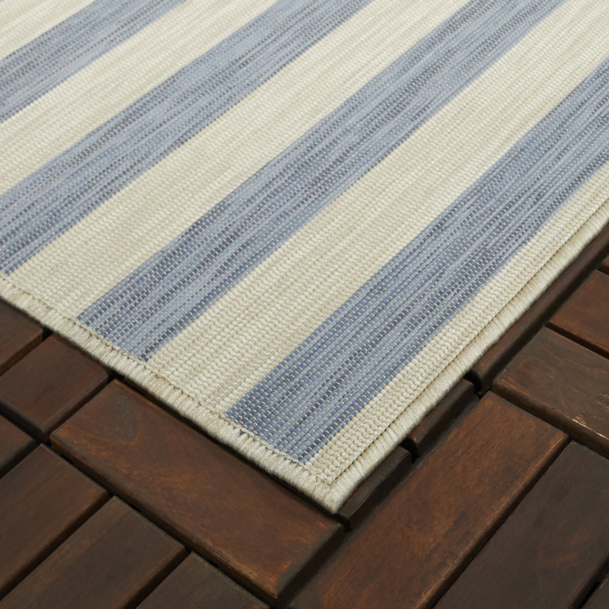 Wright Striped Reversible Area Rug