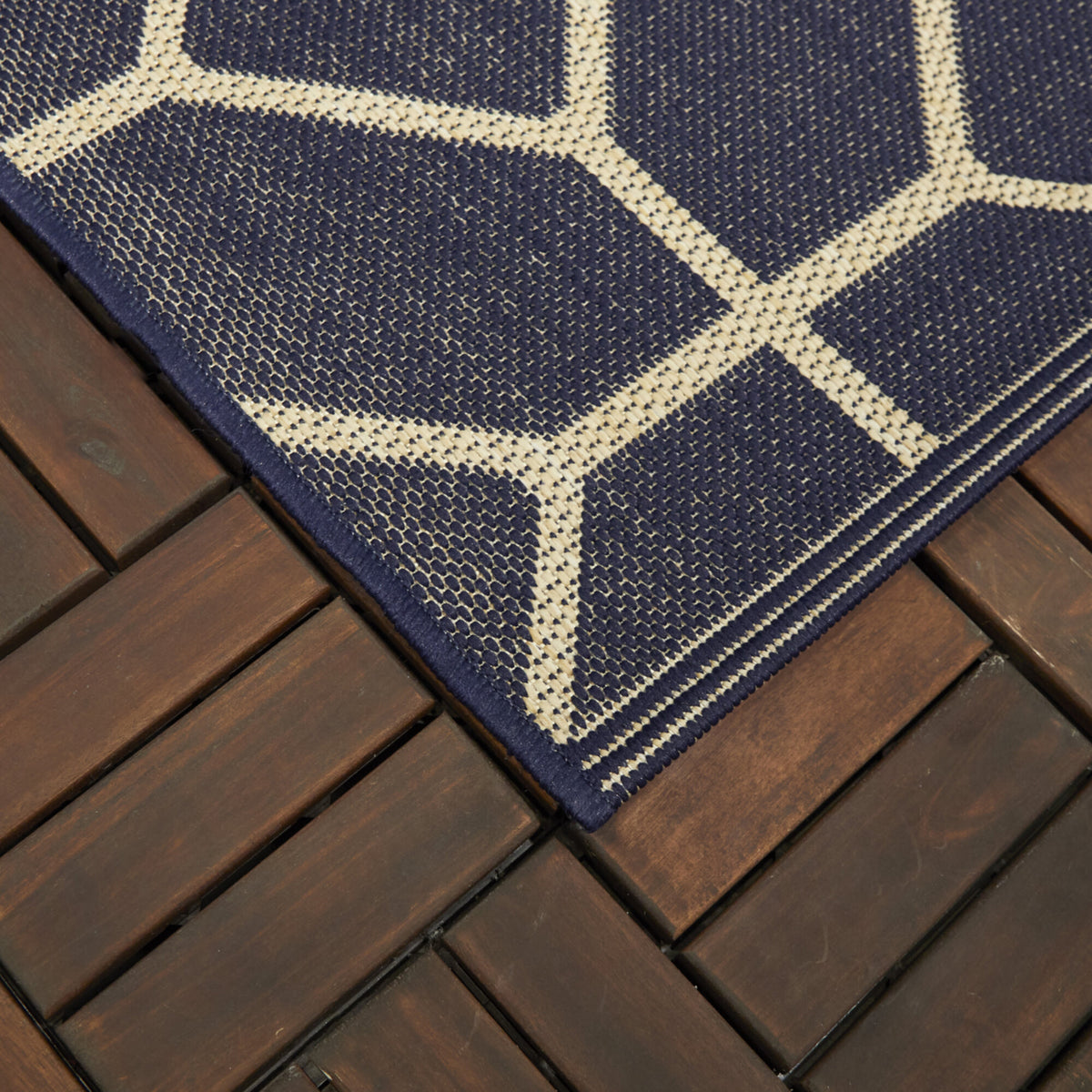 Bouvard Geometric Flatweave Area Rug