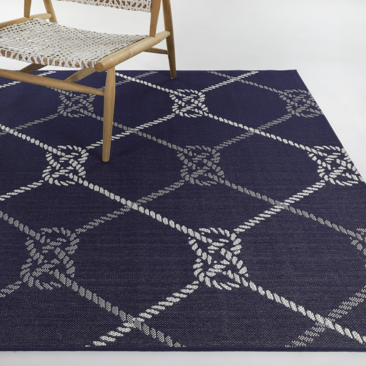 Spence Nautical Trellis Area Rug