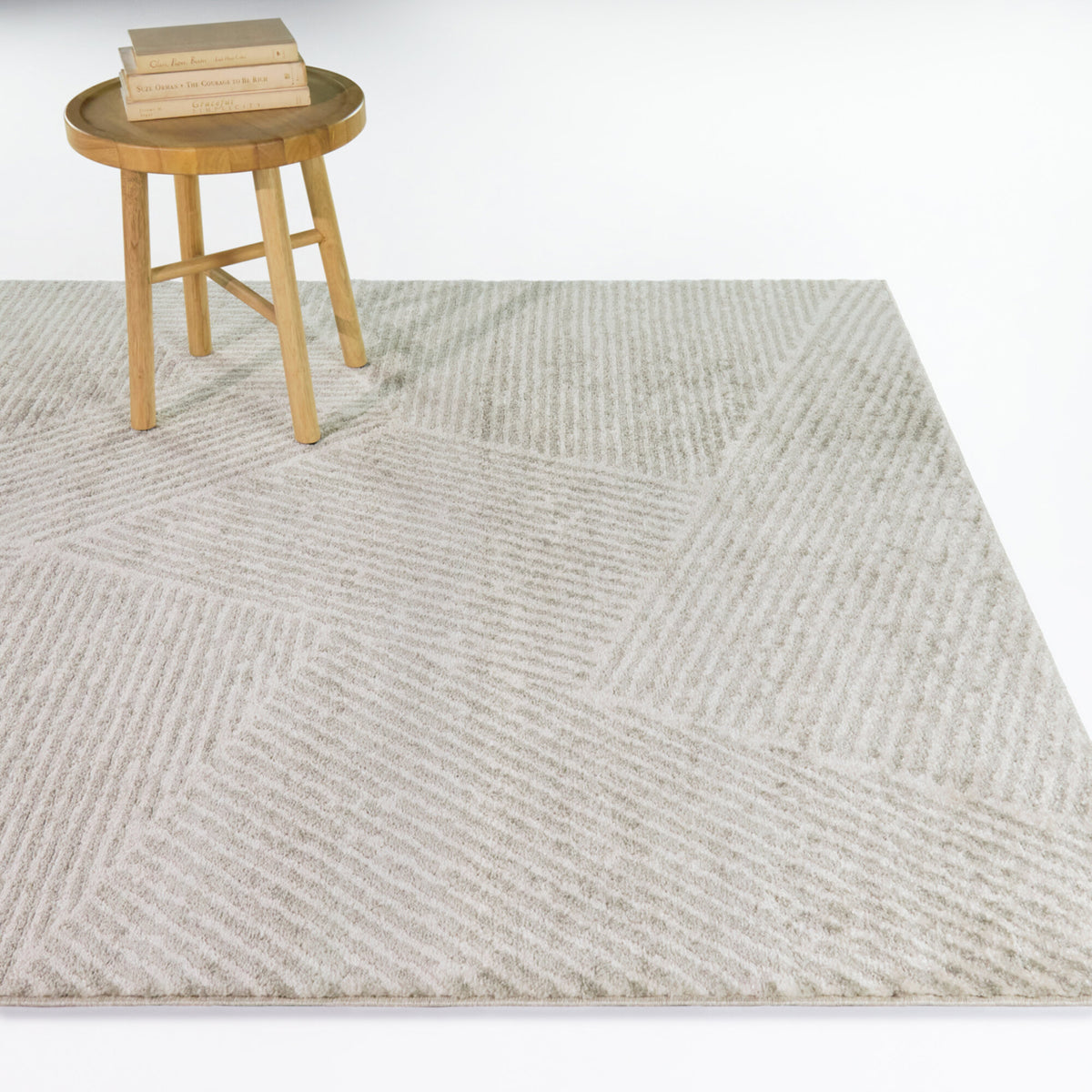 Diogenio Geometric Lines Area Rug