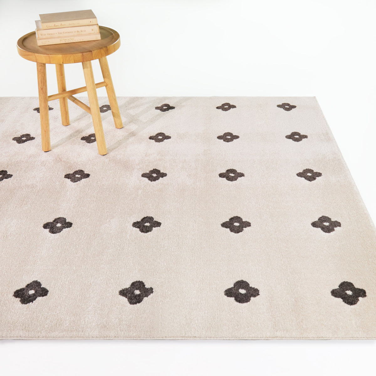 Bazin Geometric Floral Area Rug