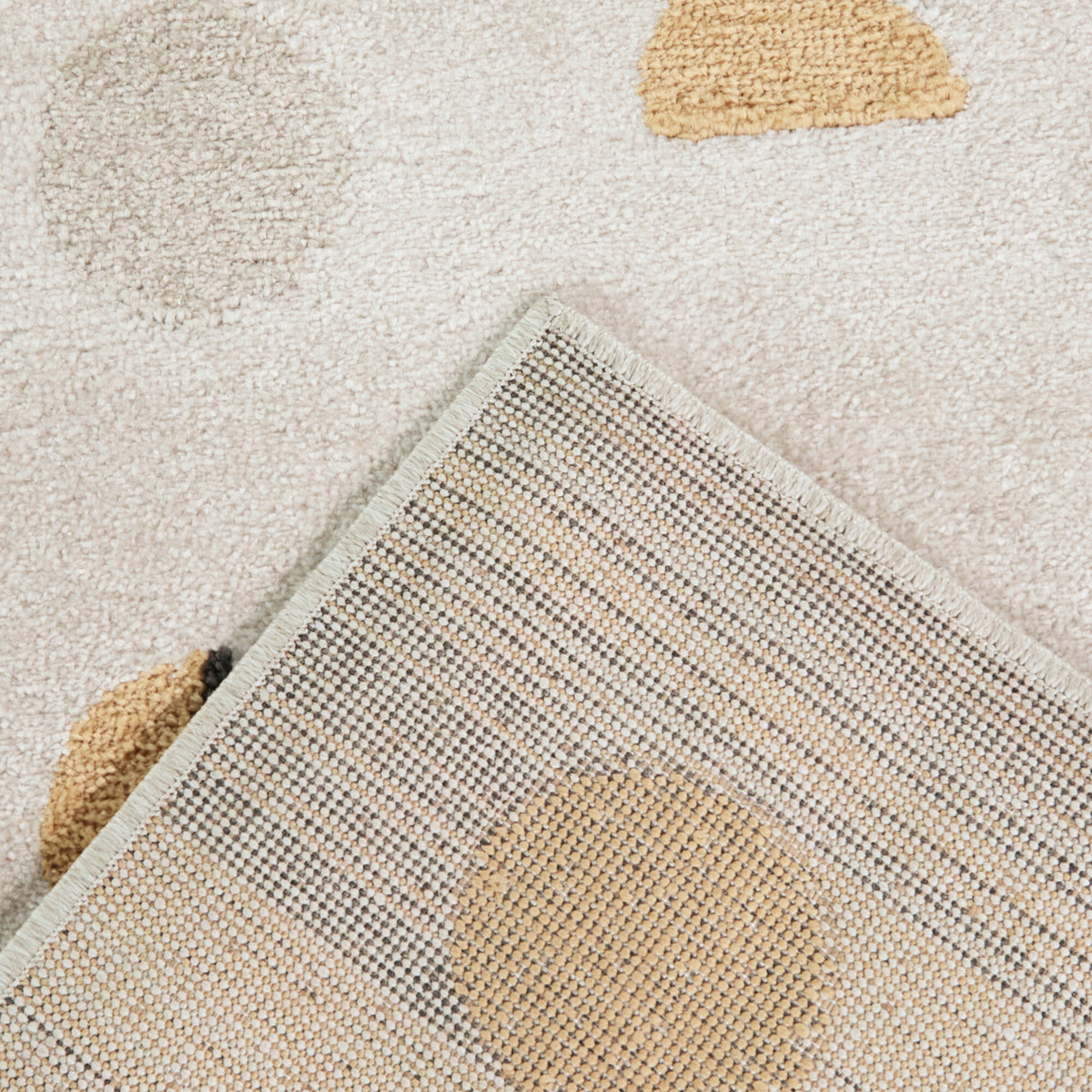 Waning Geometric Dots Area Rug