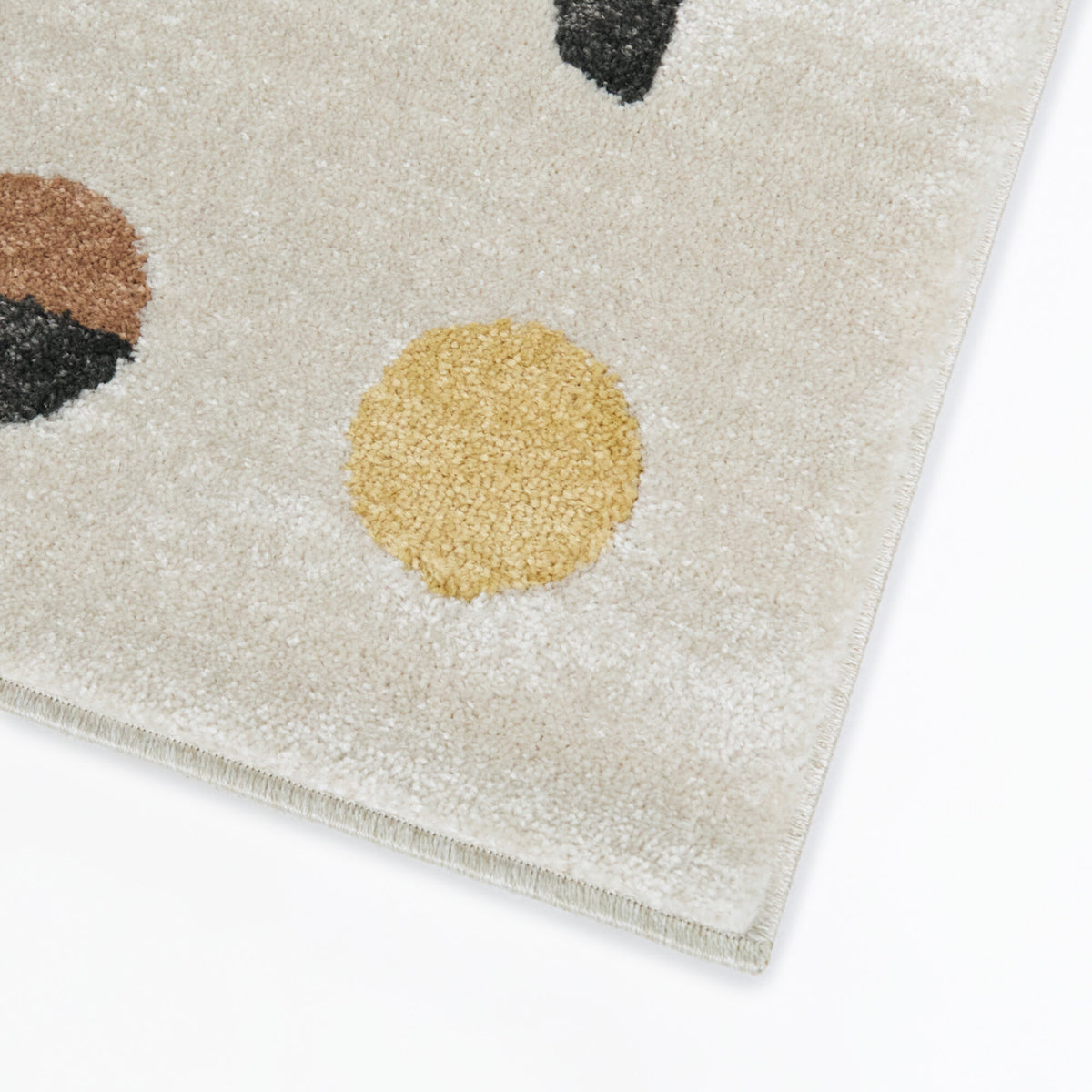 Waning Geometric Dots Area Rug