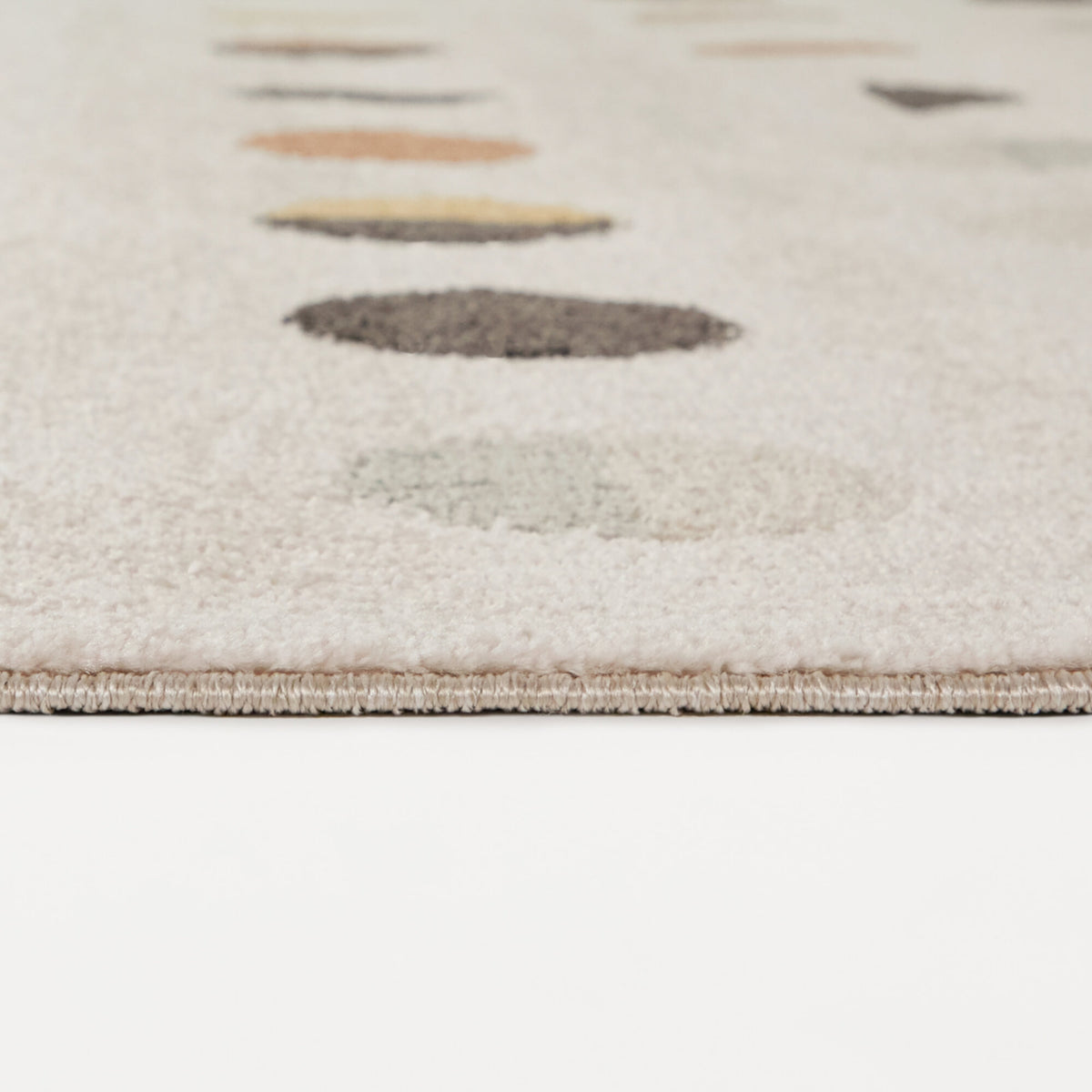 Waning Geometric Dots Area Rug