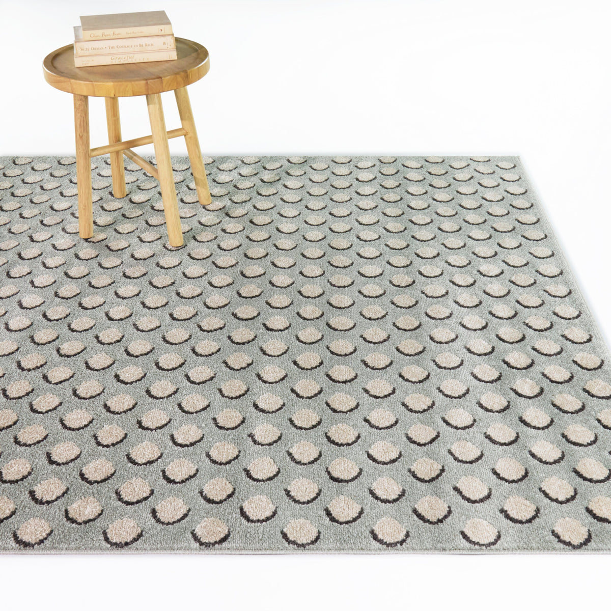 Watts Geometric Dots Area Rug