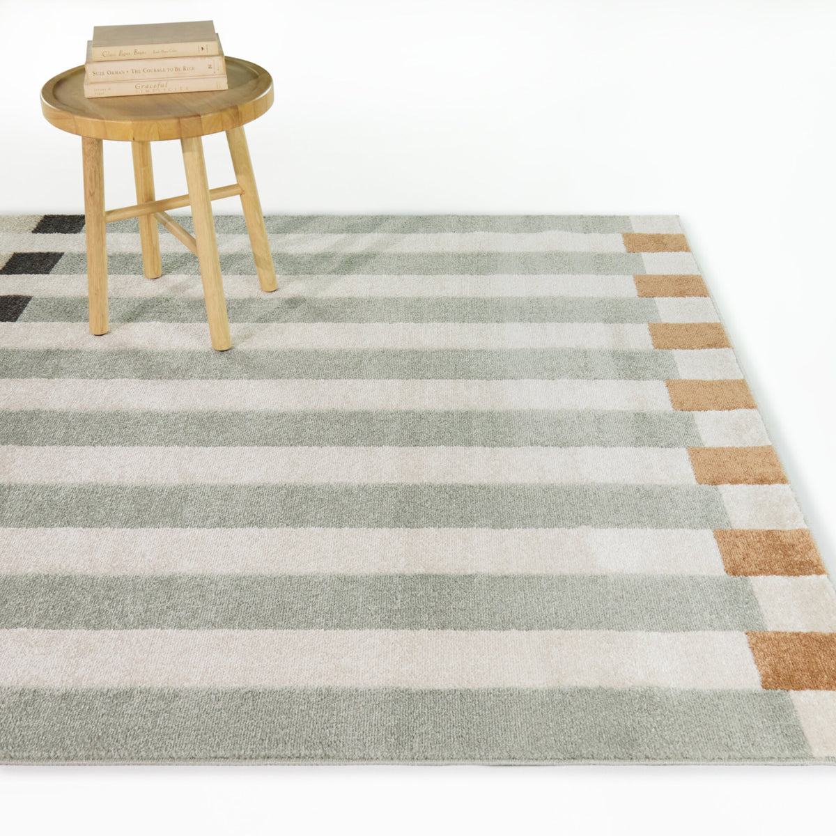 Umberto Modern Stripe Area Rug