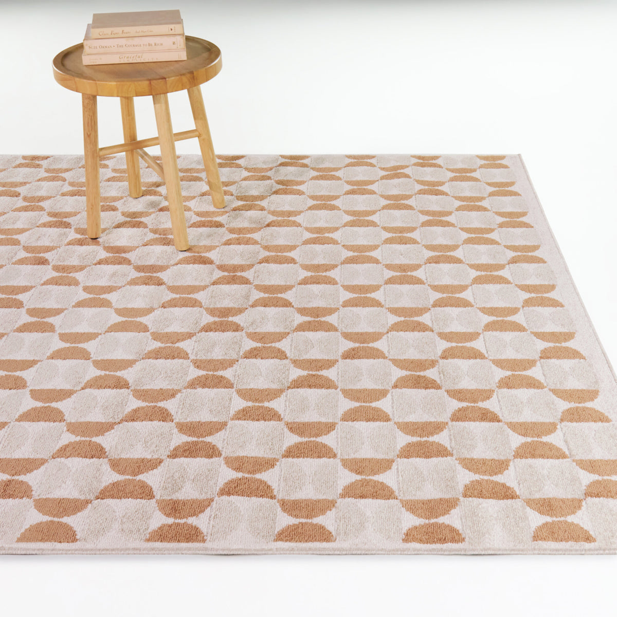 Teresita Geometric Half Circles Area Rug