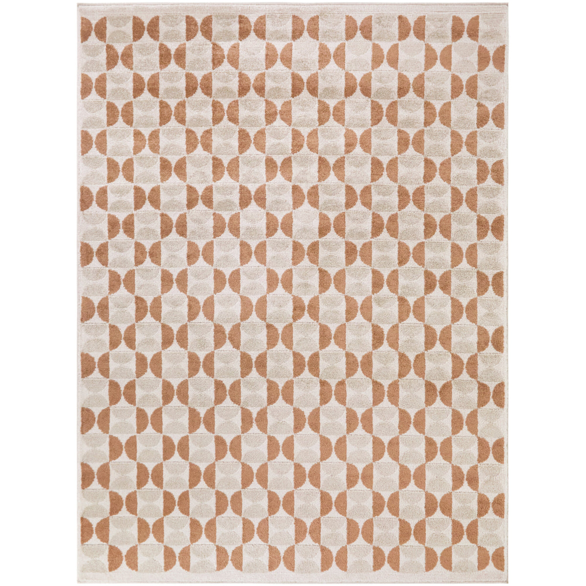 Teresita Geometric Half Circles Area Rug