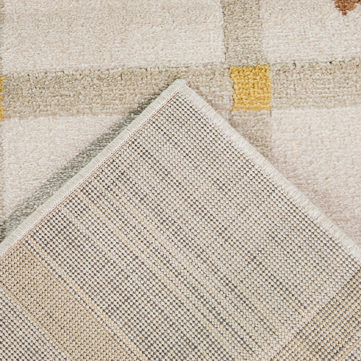 Linden Kids Boho Floral Check Area Rug