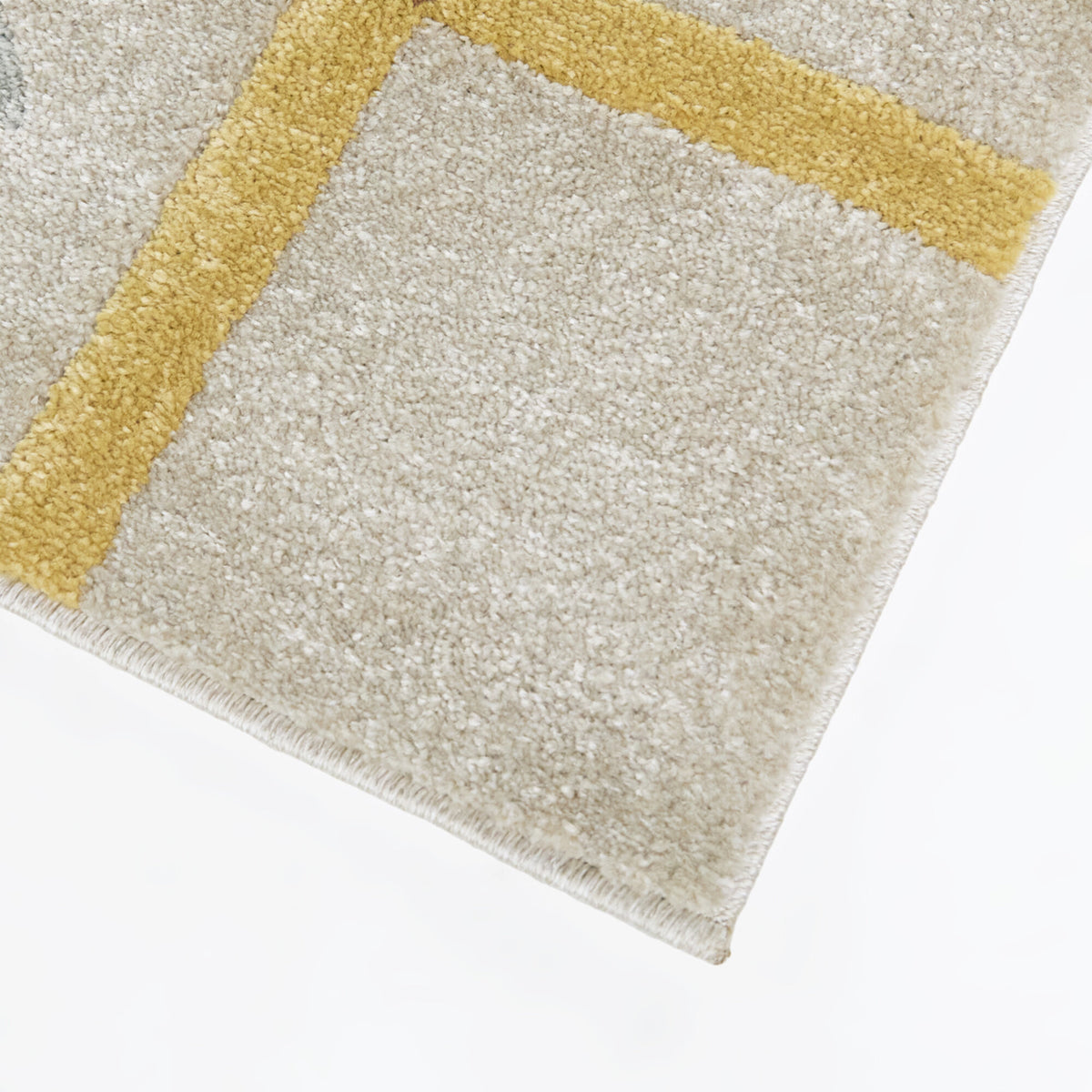 Linden Kids Boho Floral Check Area Rug