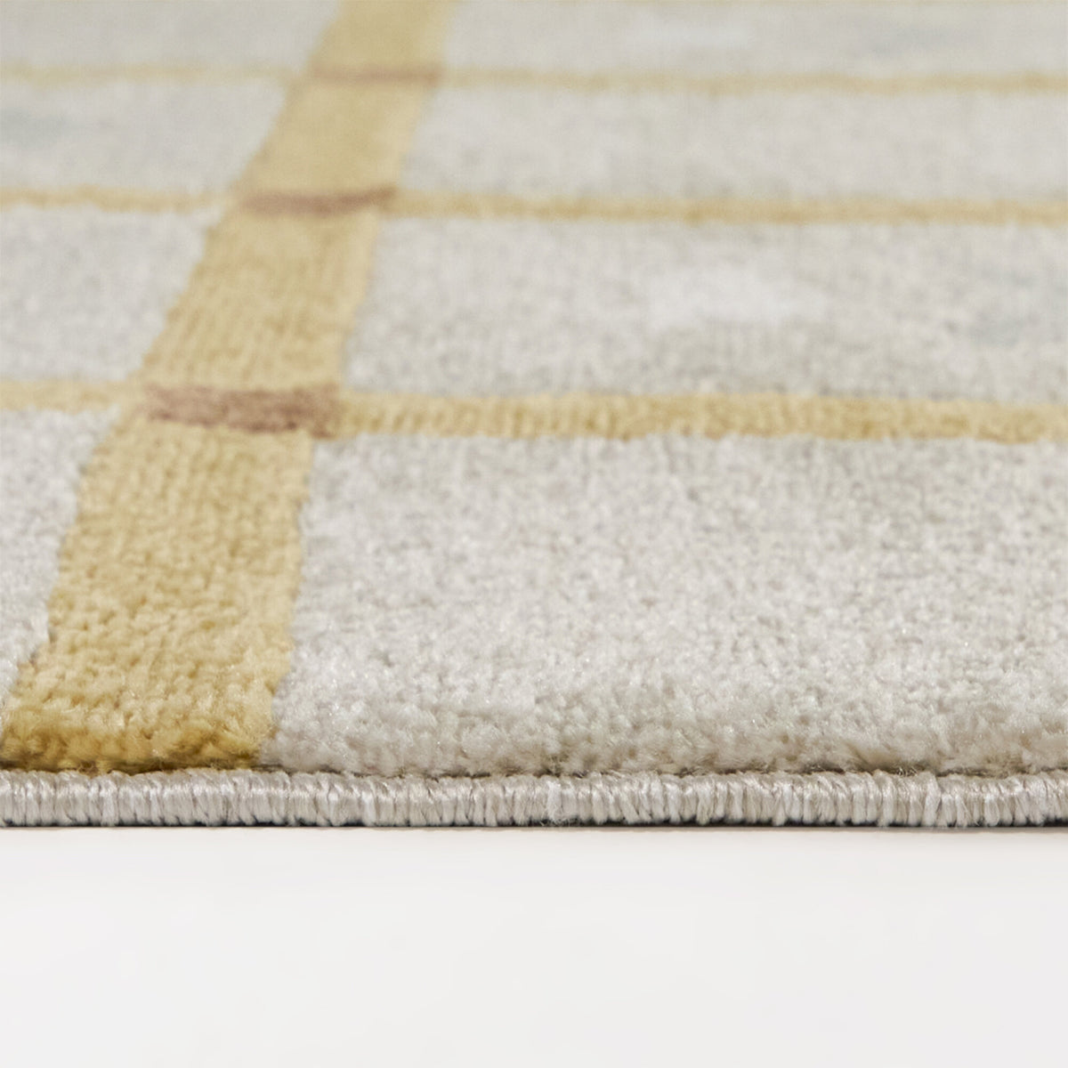 Linden Kids Boho Floral Check Area Rug