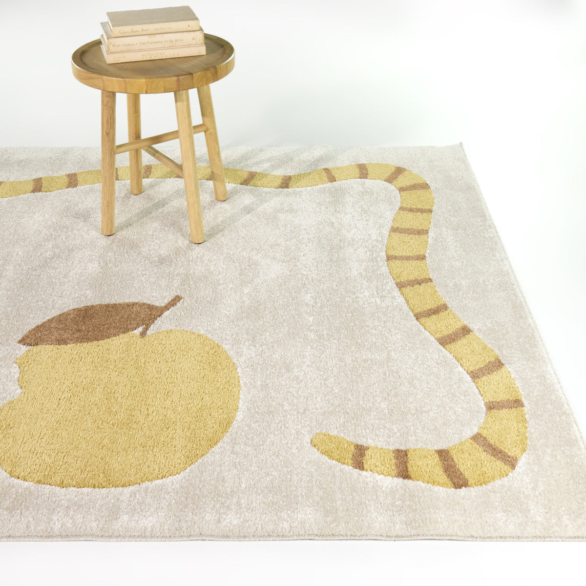 McIntosh Kids Worm Border Area Rug