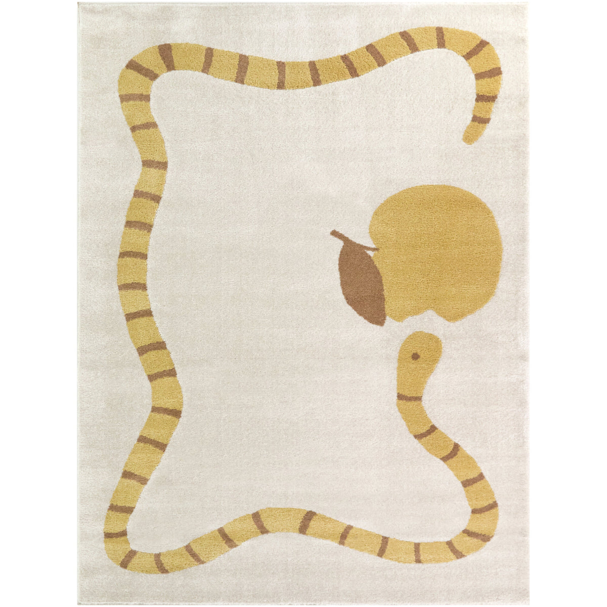 McIntosh Kids Worm Border Area Rug
