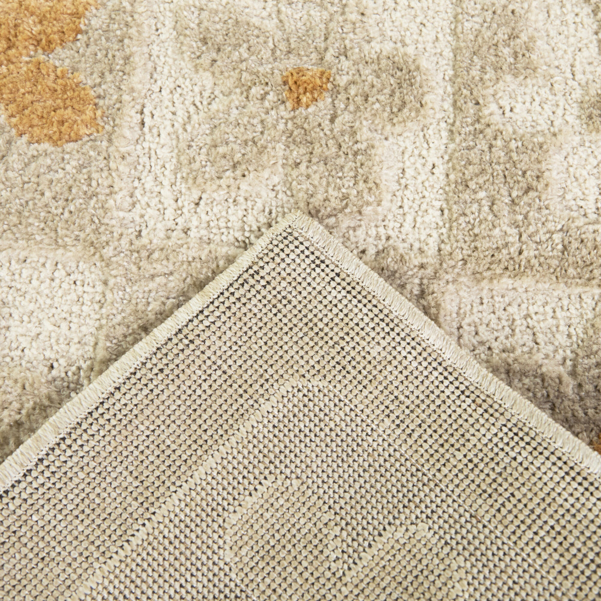 Helen Floral Checkered  Area Rug