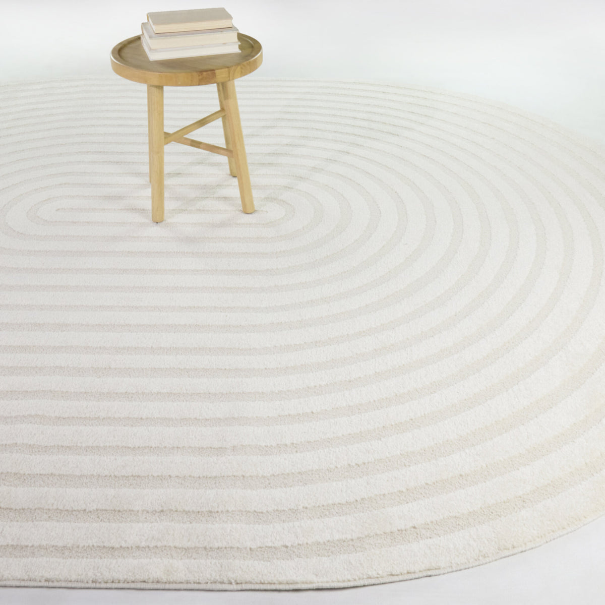 Barnfield Oval High-Low Area Rug