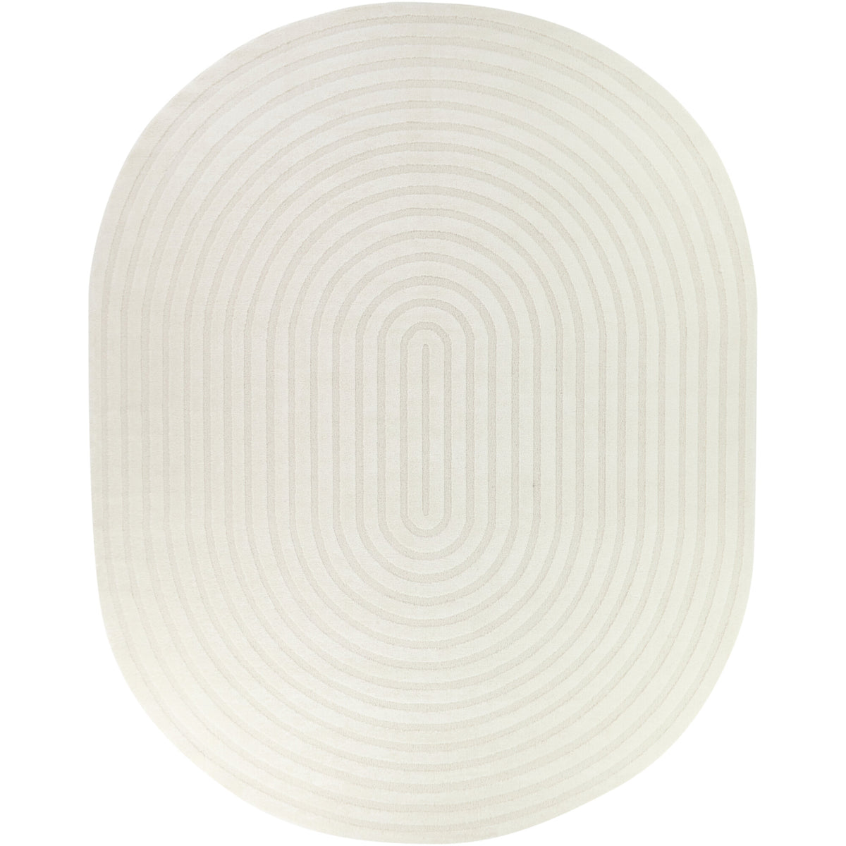 Barnfield Oval High-Low Area Rug