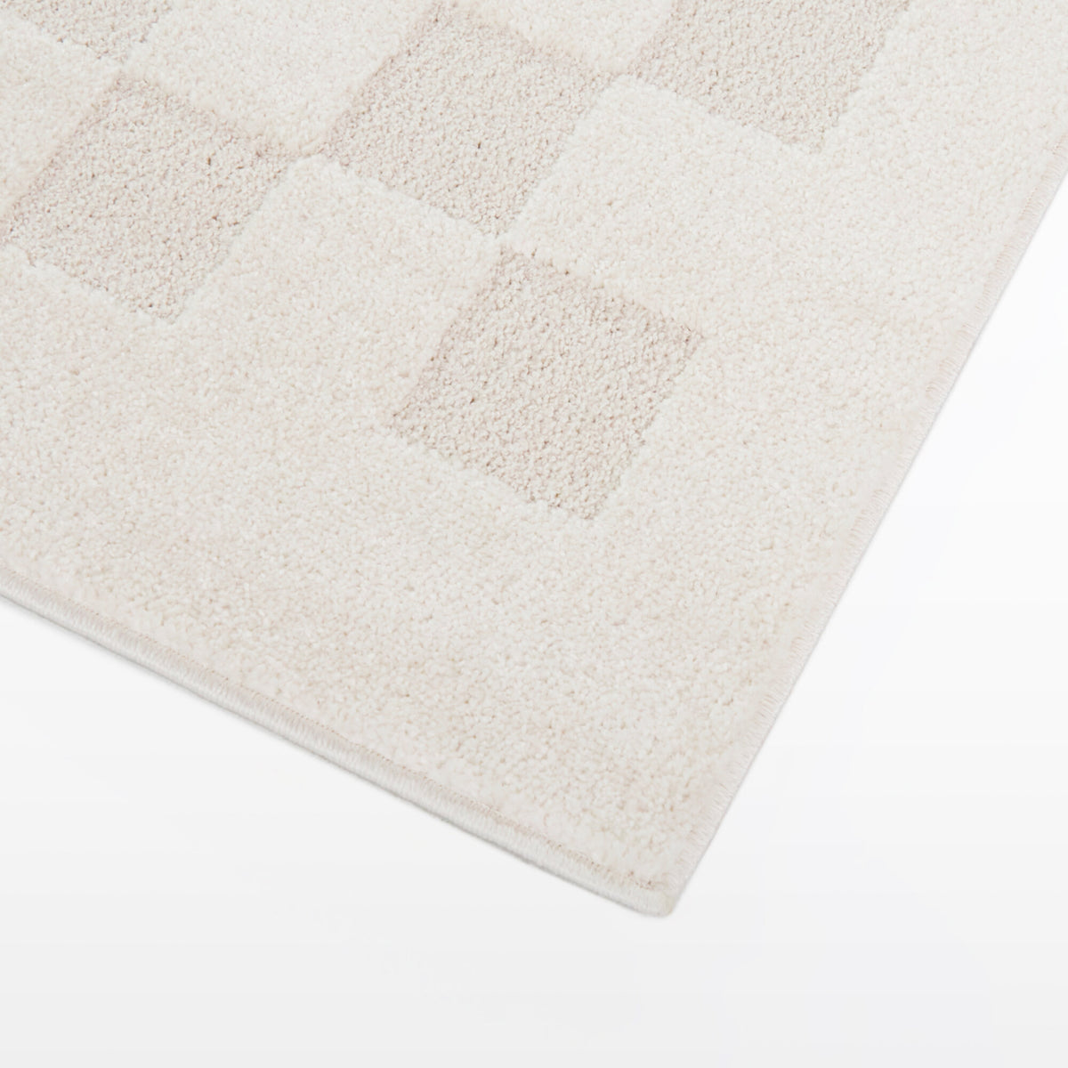 Abram Checkered High-Low  Area Rug