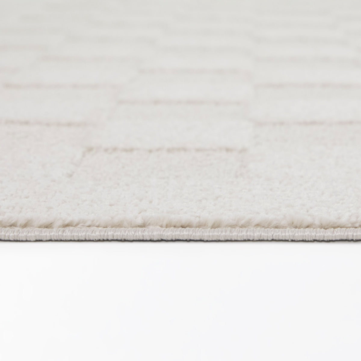 Abram Checkered High-Low  Area Rug