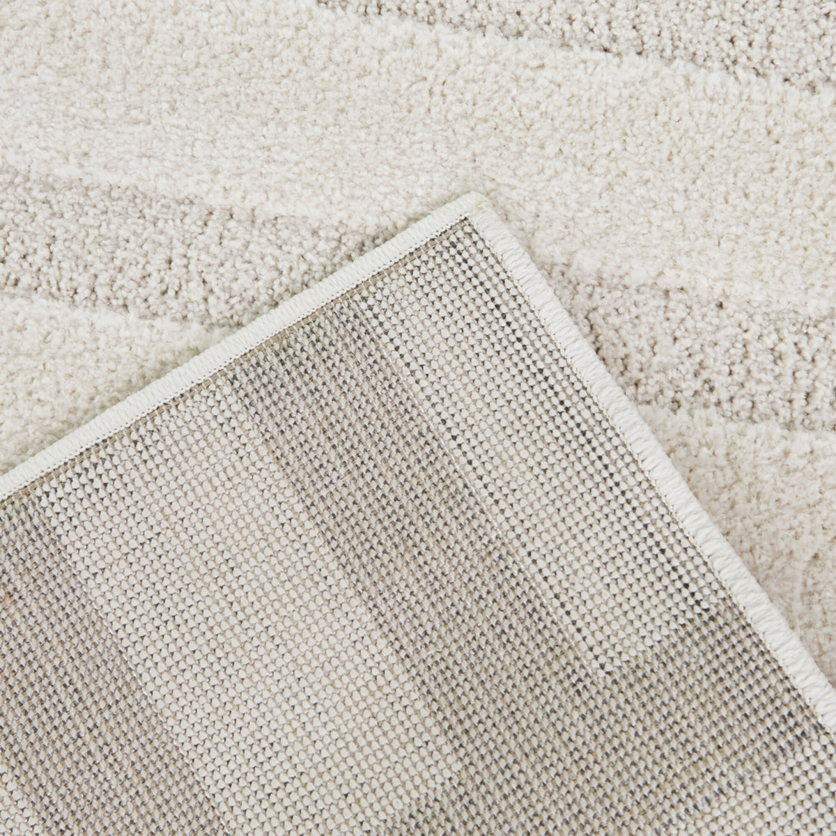 Derrida Striped Transitional  Area Rug